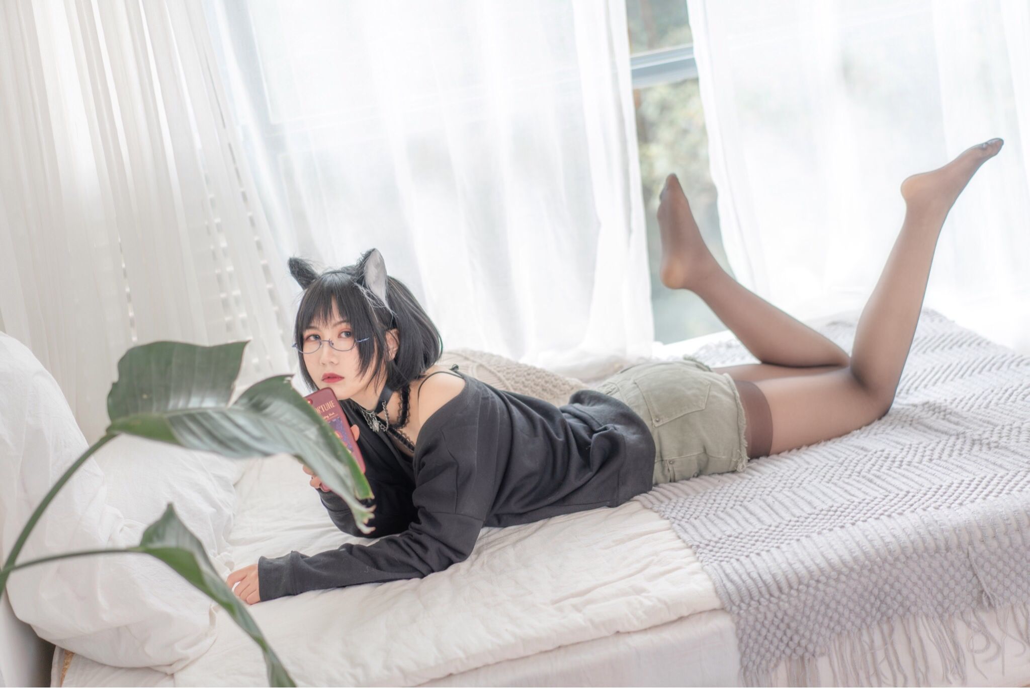 COSER美女逐月su 日常猫娘 [27P]