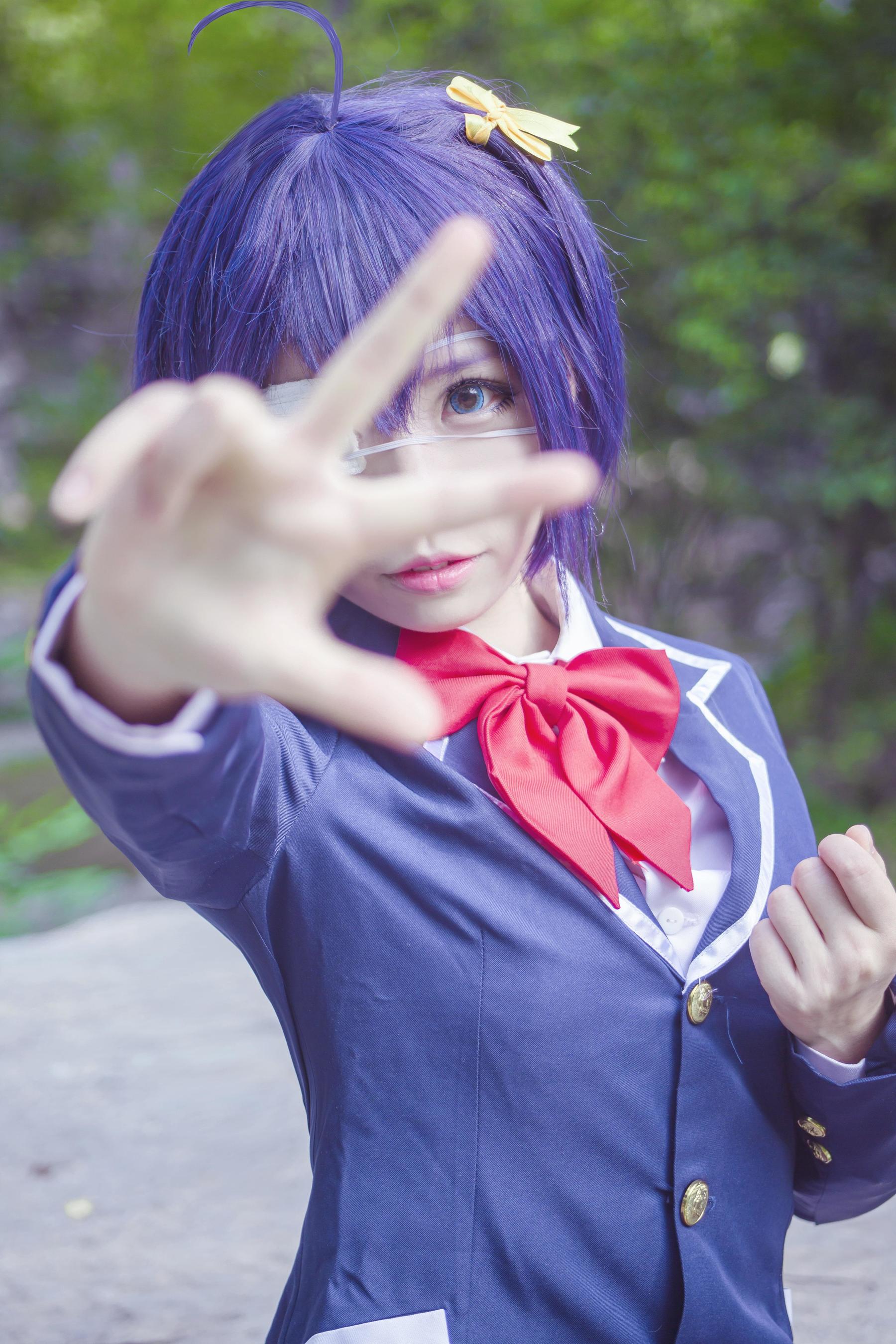 [Cosplay写真] 萌妹白易子教主 – 中二病也要谈恋爱 [10P]