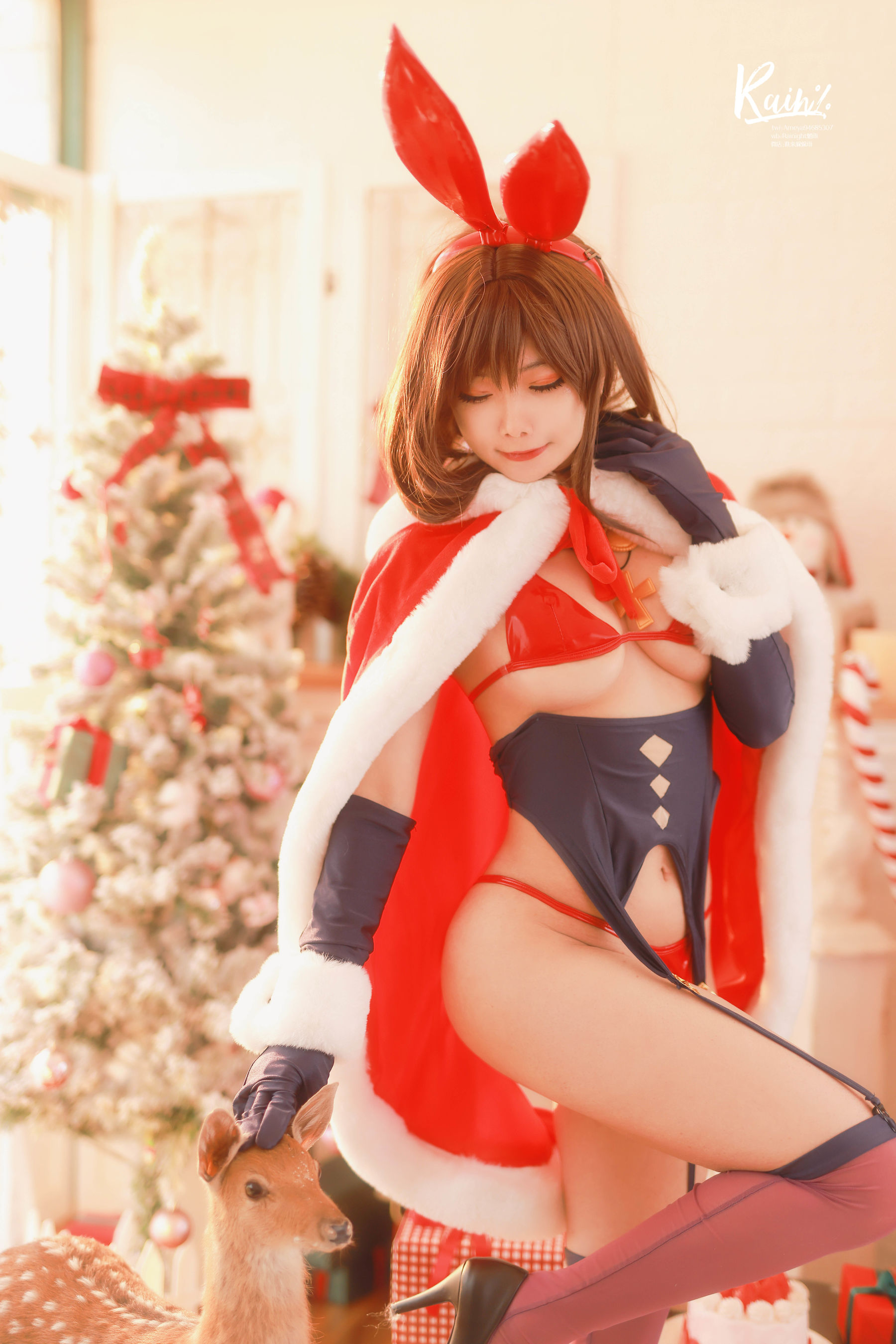 动漫博主Rainight魈雨 – 圣诞兔 [35P]
