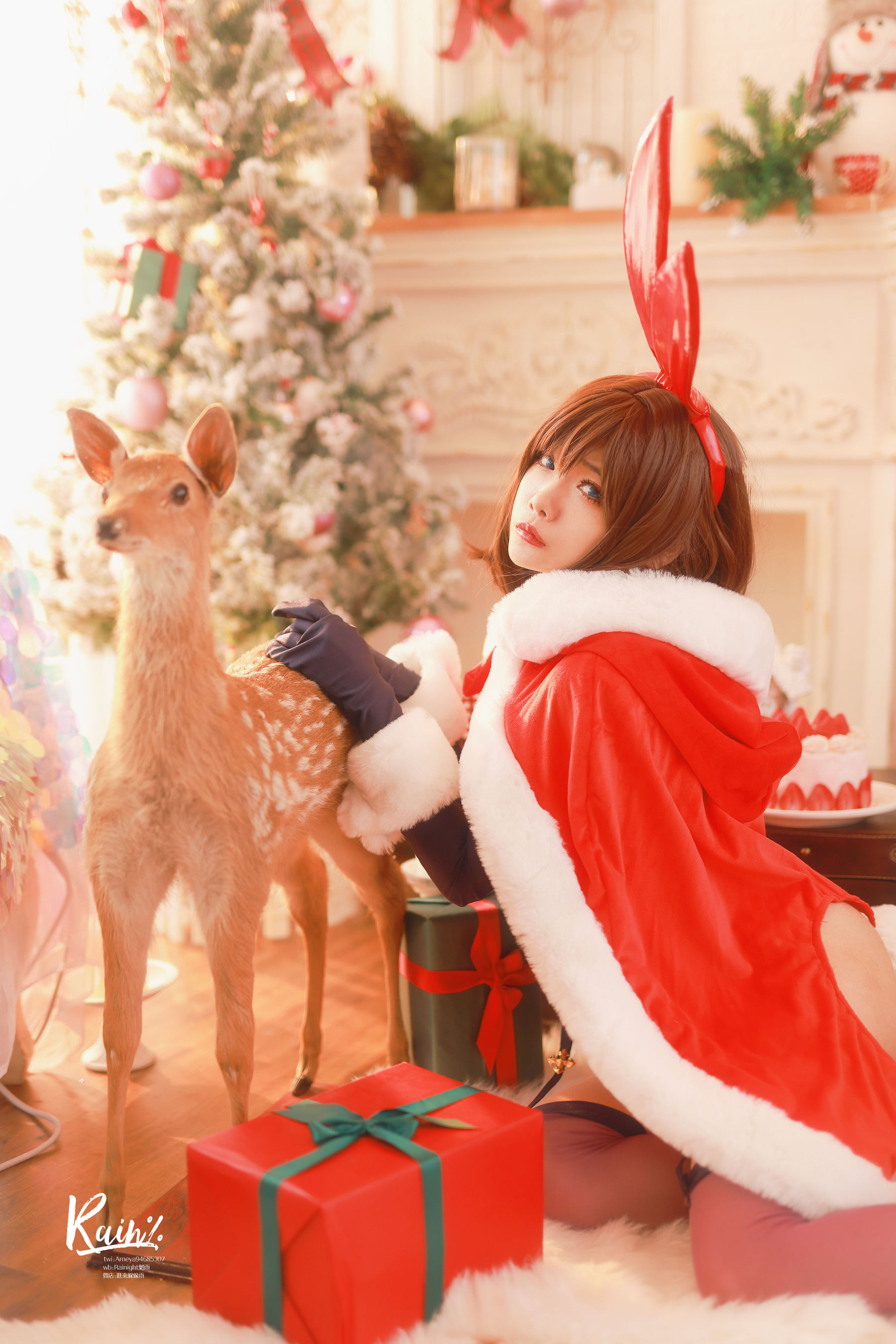 动漫博主Rainight魈雨 – 圣诞兔 [35P]