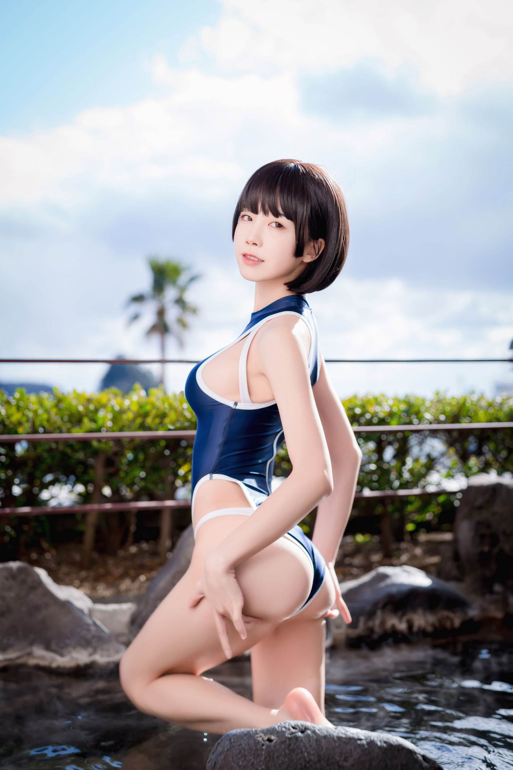 动漫博主水淼aqua – 竞泳水着 [40P]