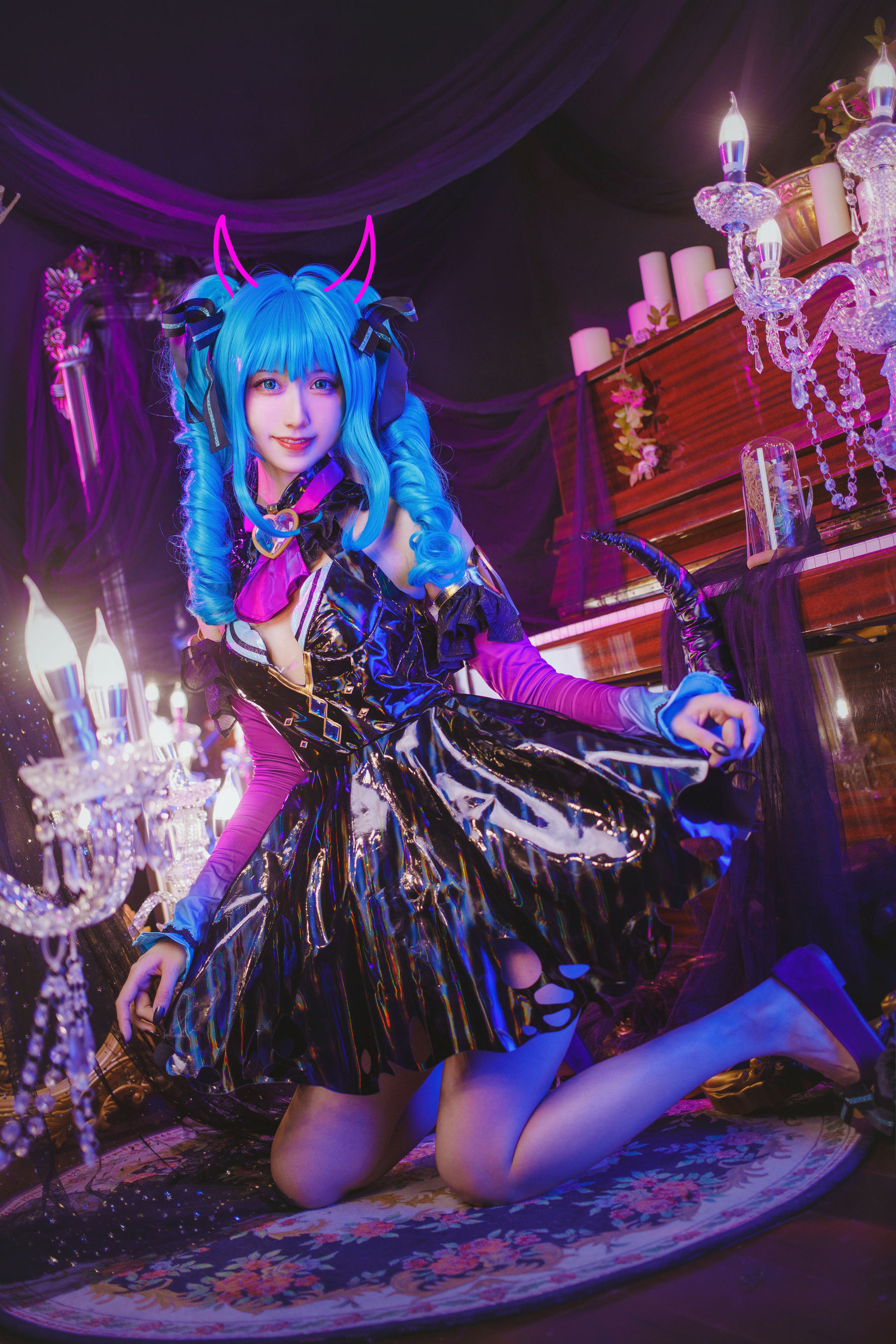 萌系小姐姐木绵绵OwO – miku小恶魔 [19P]