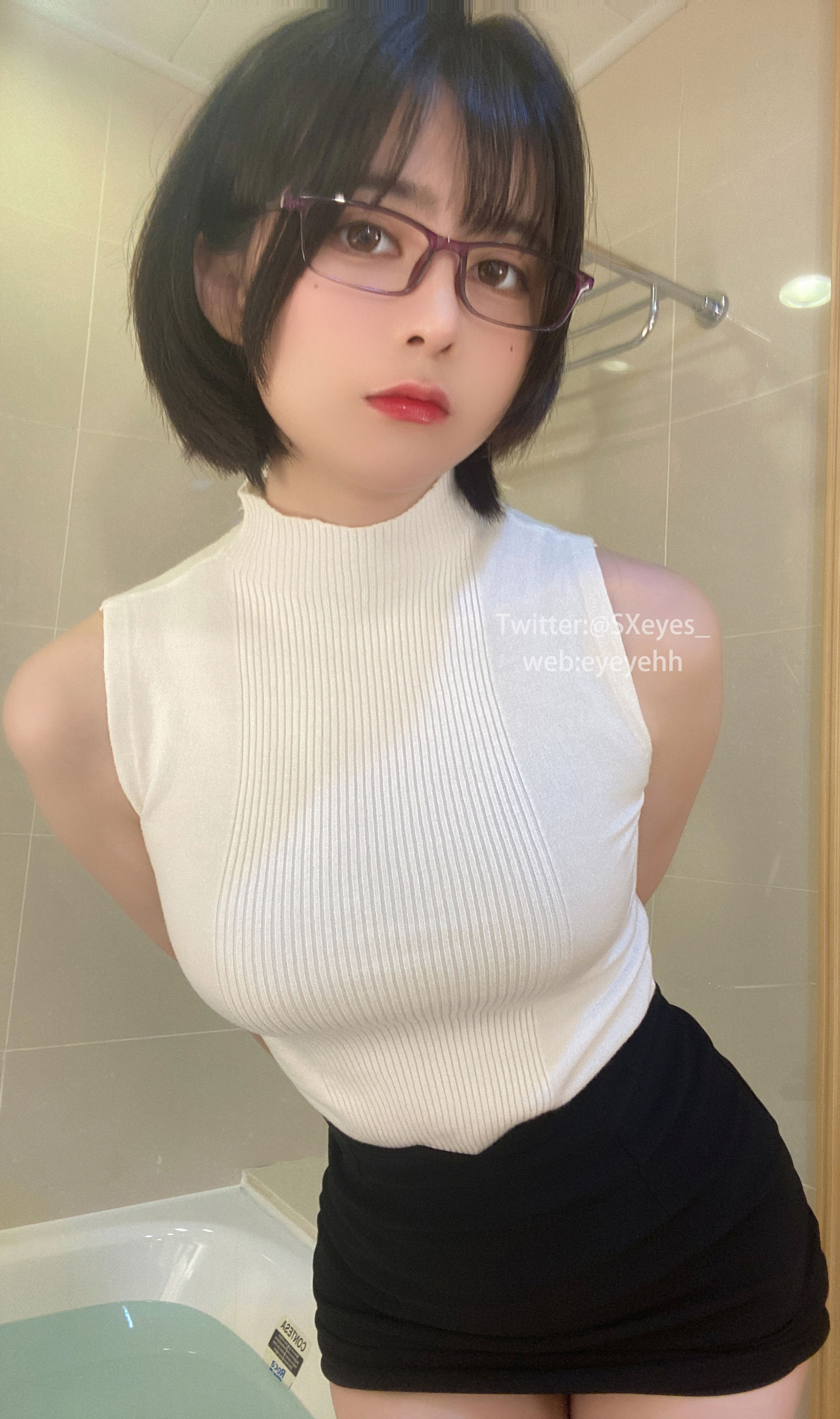 萌妹子眼酱大魔王w – 风吕に入る [26P]