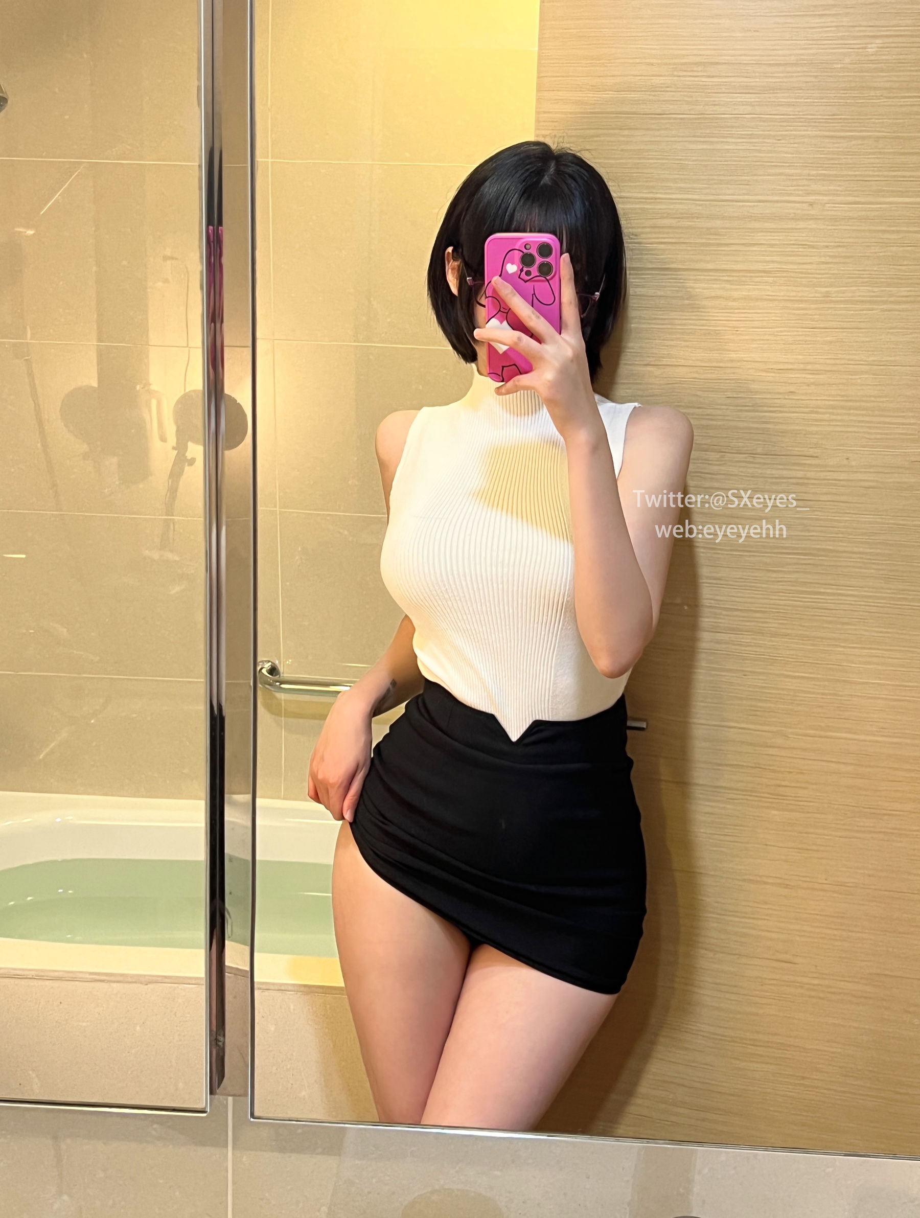 萌妹子眼酱大魔王w – 风吕に入る [26P]