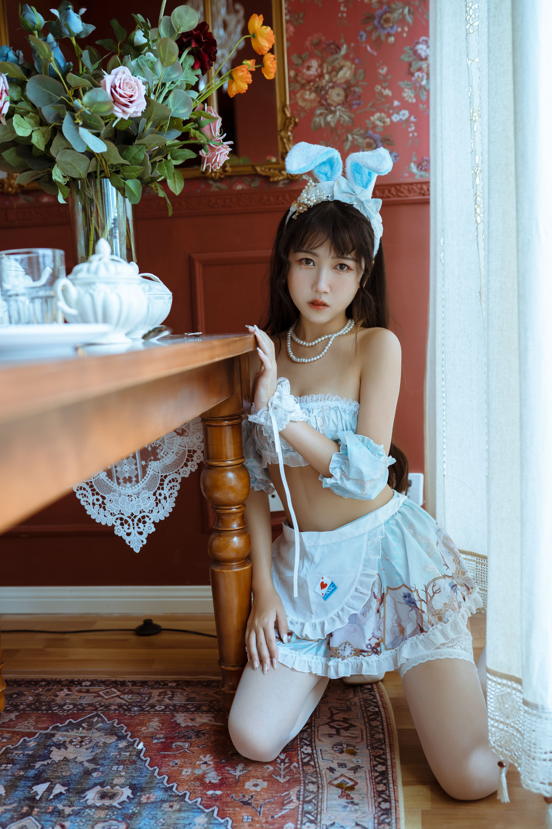 微博人气Coser不呆猫 – 兔子女友 [55P]