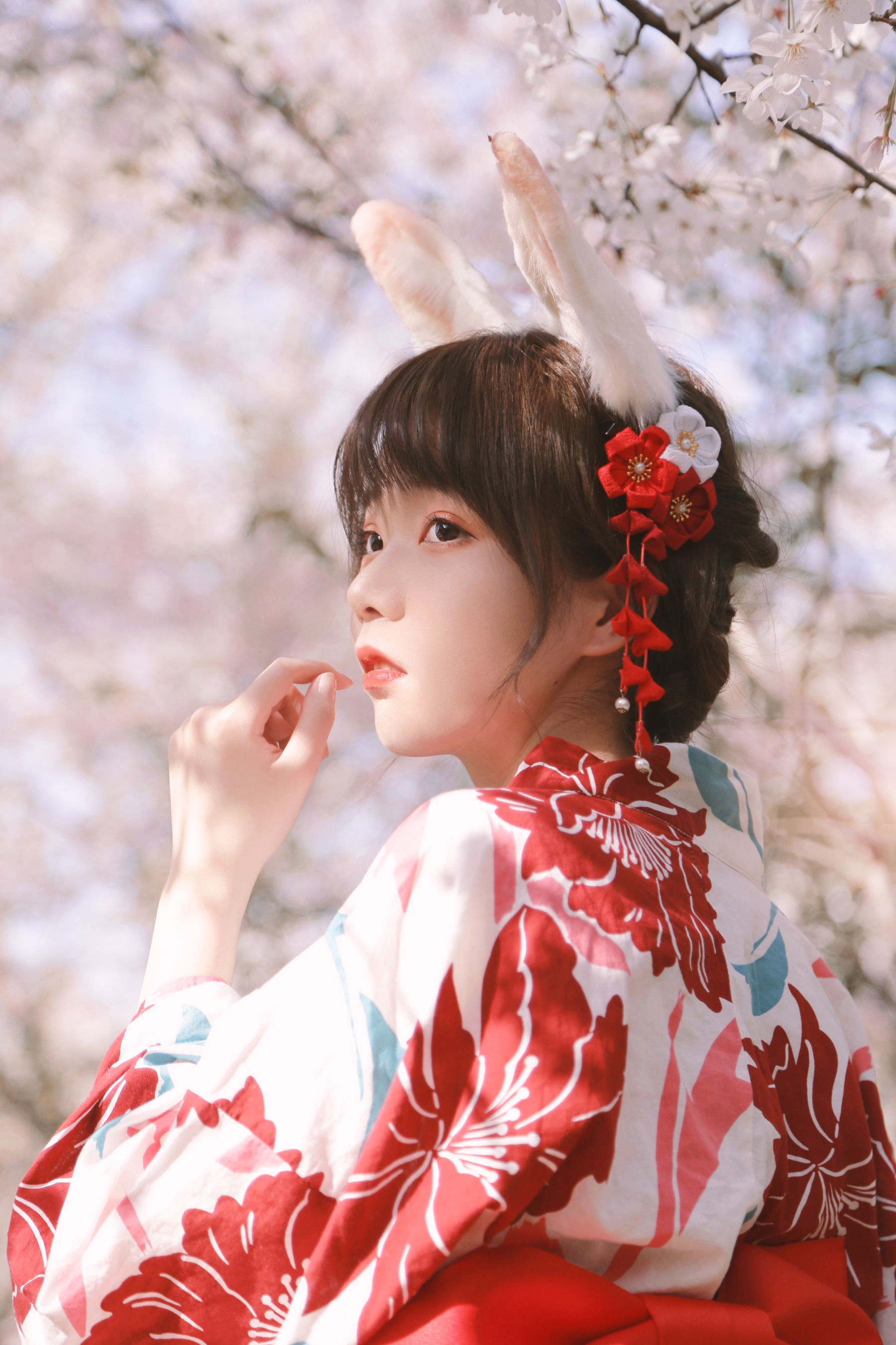 可爱妹子Fushii_海堂 – 樱花兔兔 [34P]