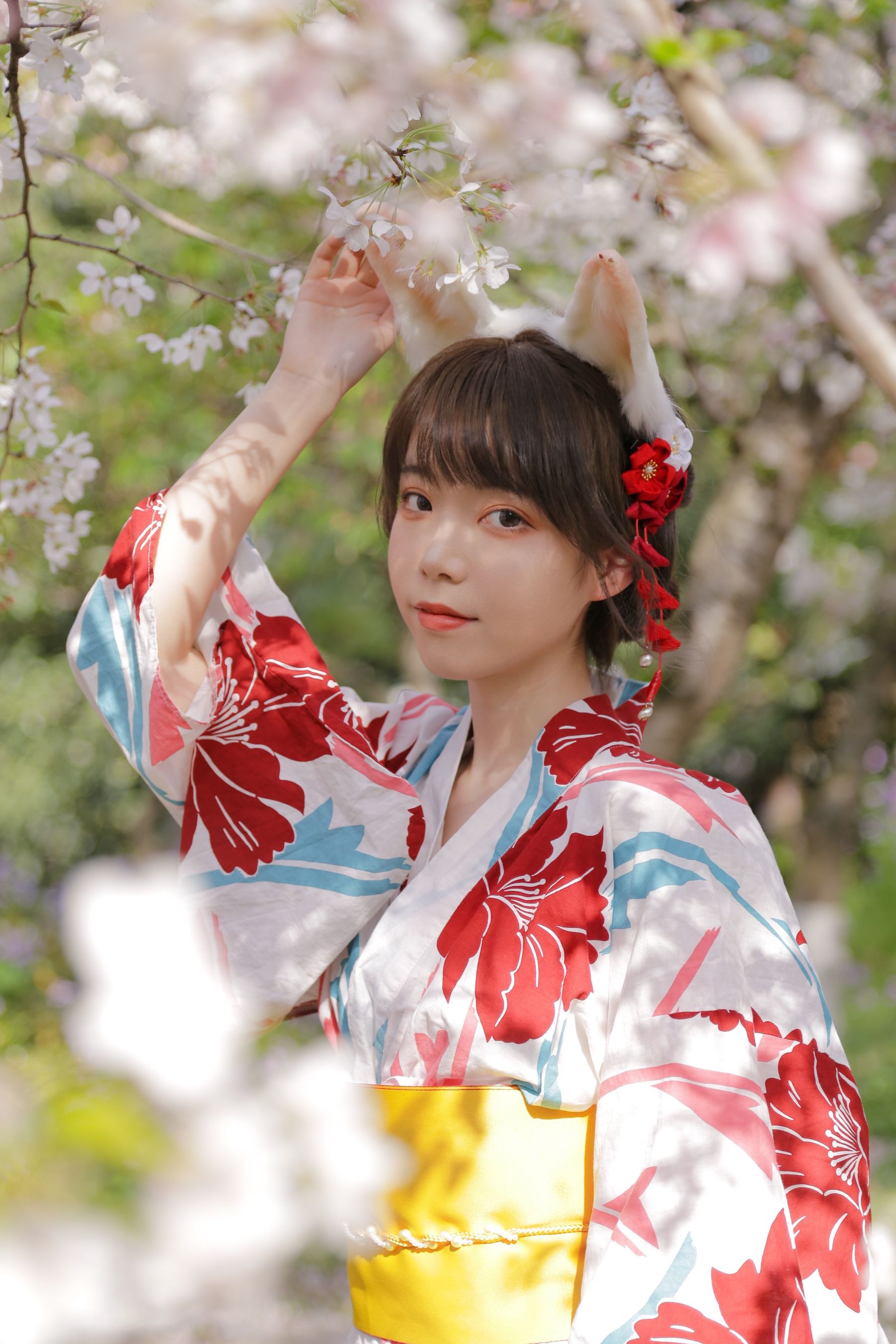 可爱妹子Fushii_海堂 – 樱花兔兔 [34P]