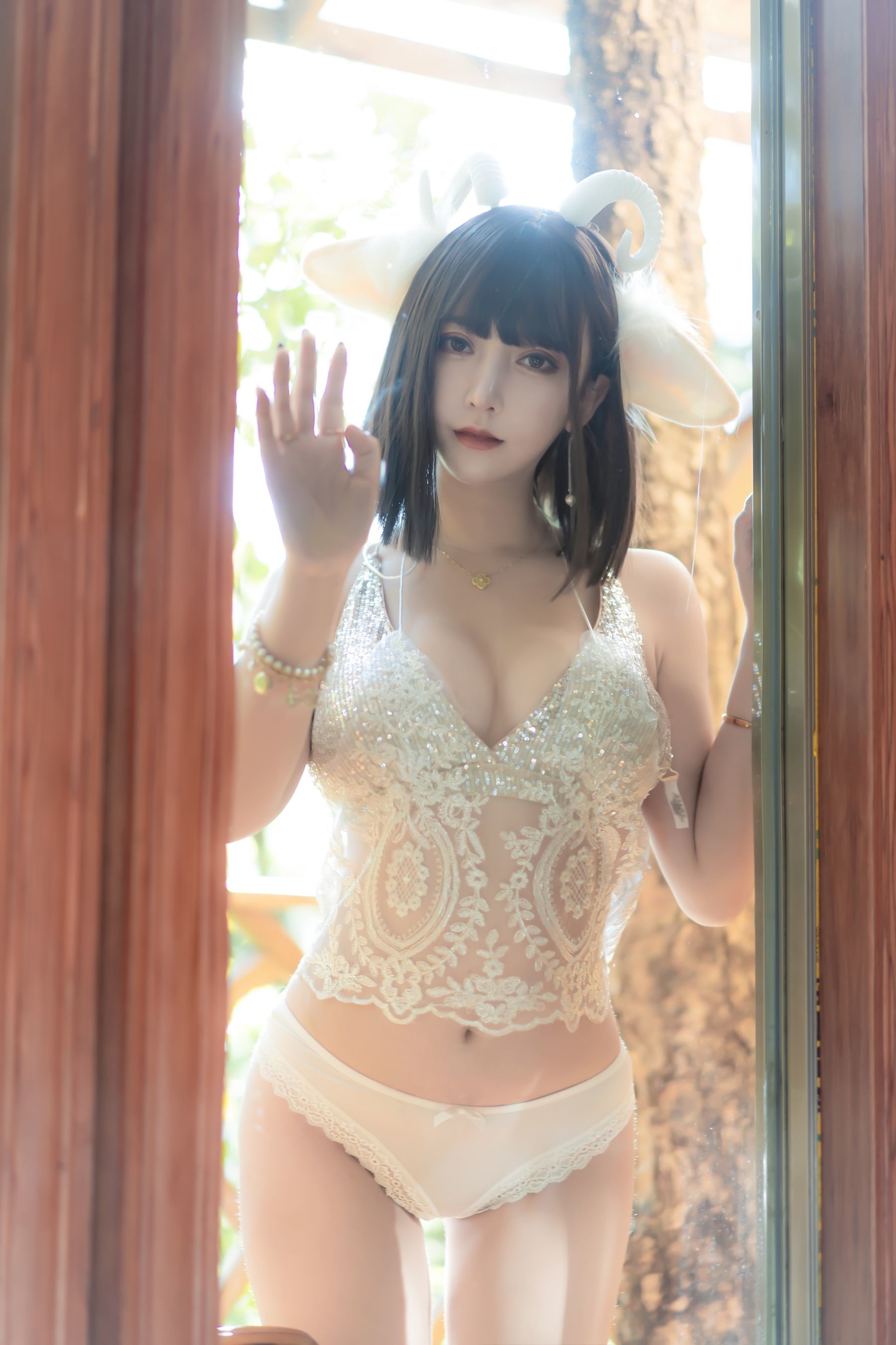 斗鱼米线线sama写真 喵小羊 [66P]