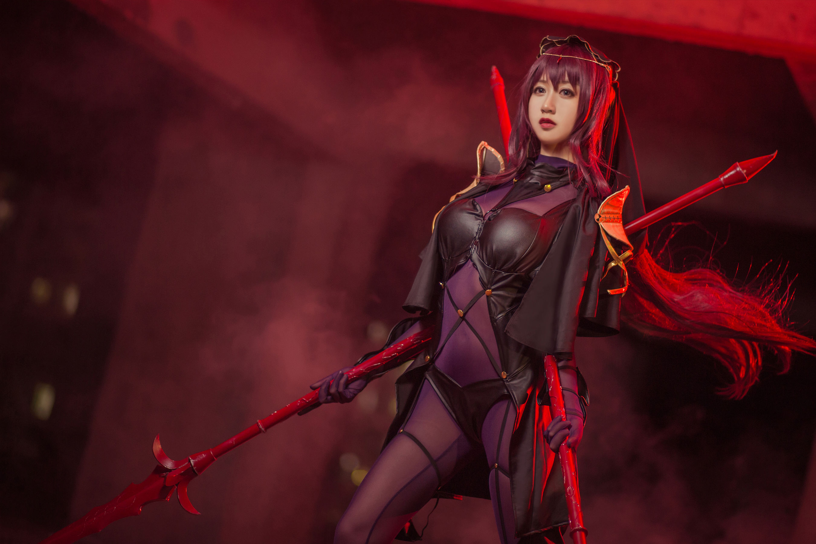 [萝莉COS] 木绵绵OwO – 斯卡哈 [17P]