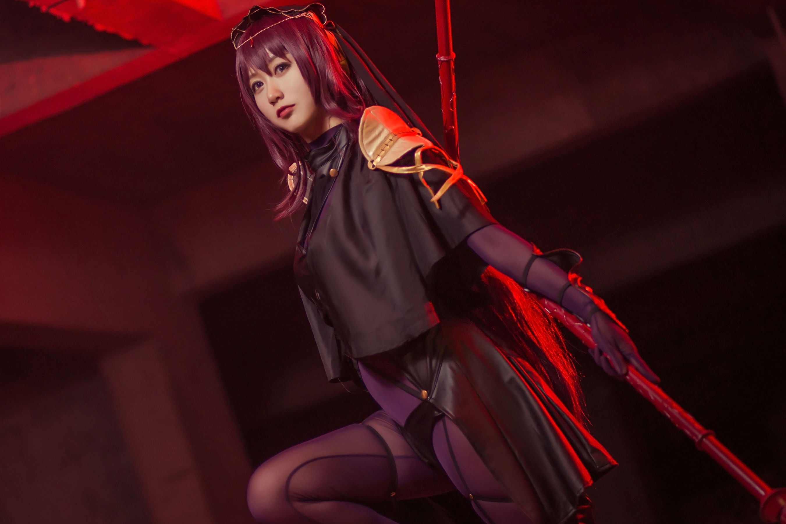 [萝莉COS] 木绵绵OwO – 斯卡哈 [17P]