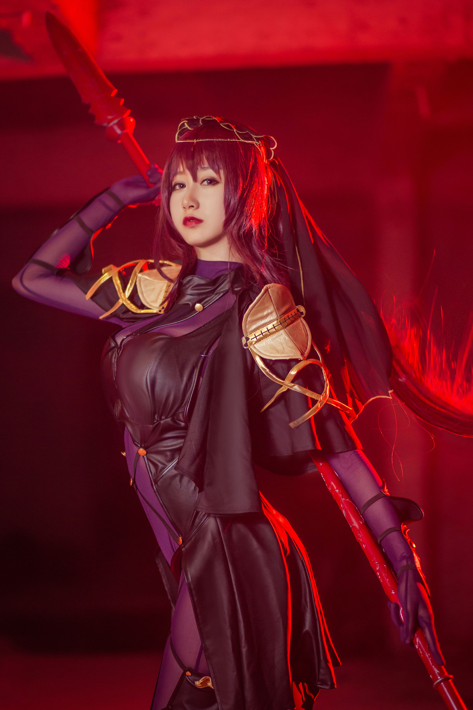 [萝莉COS] 木绵绵OwO – 斯卡哈 [17P]