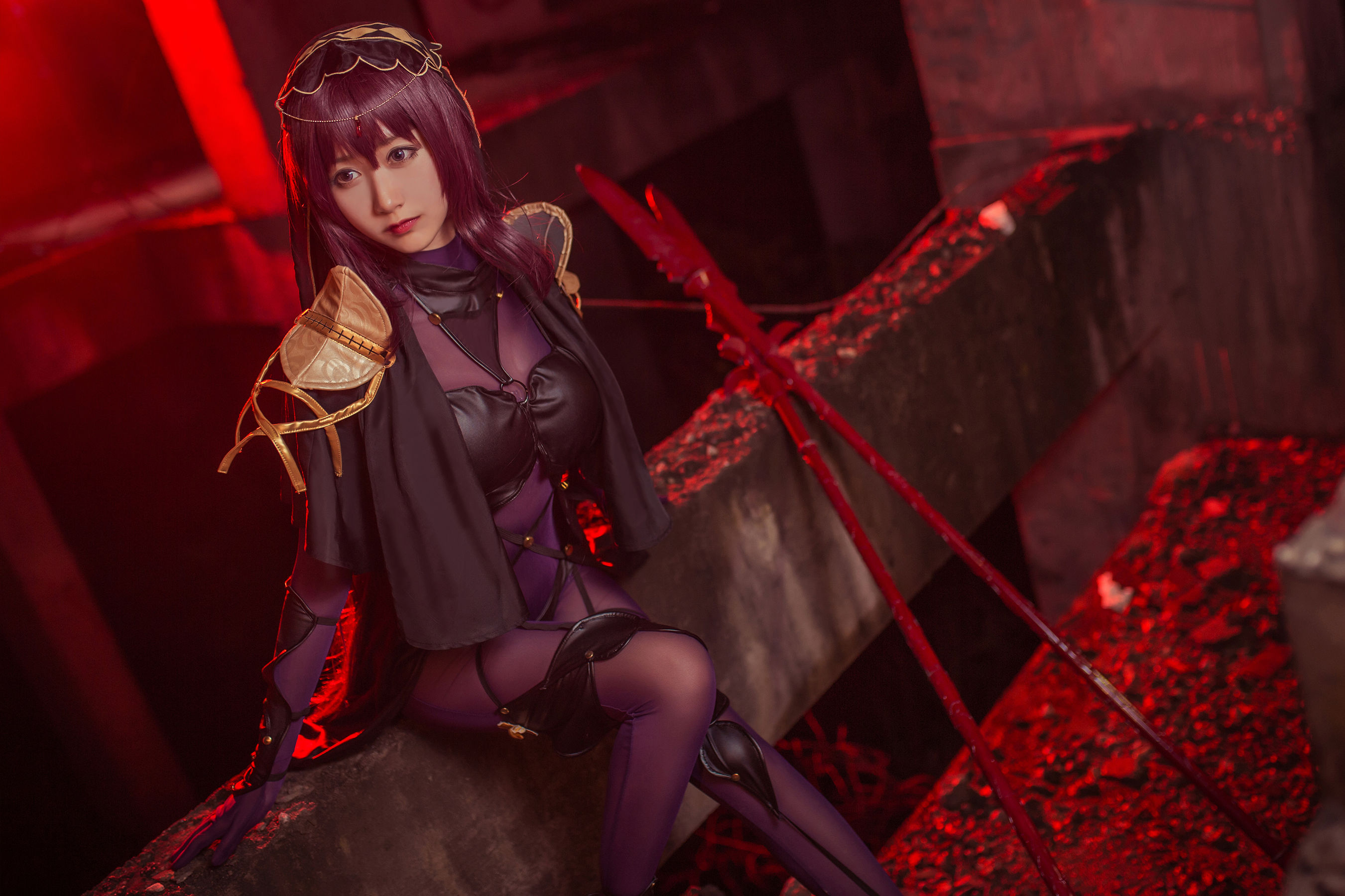 [萝莉COS] 木绵绵OwO – 斯卡哈 [17P]