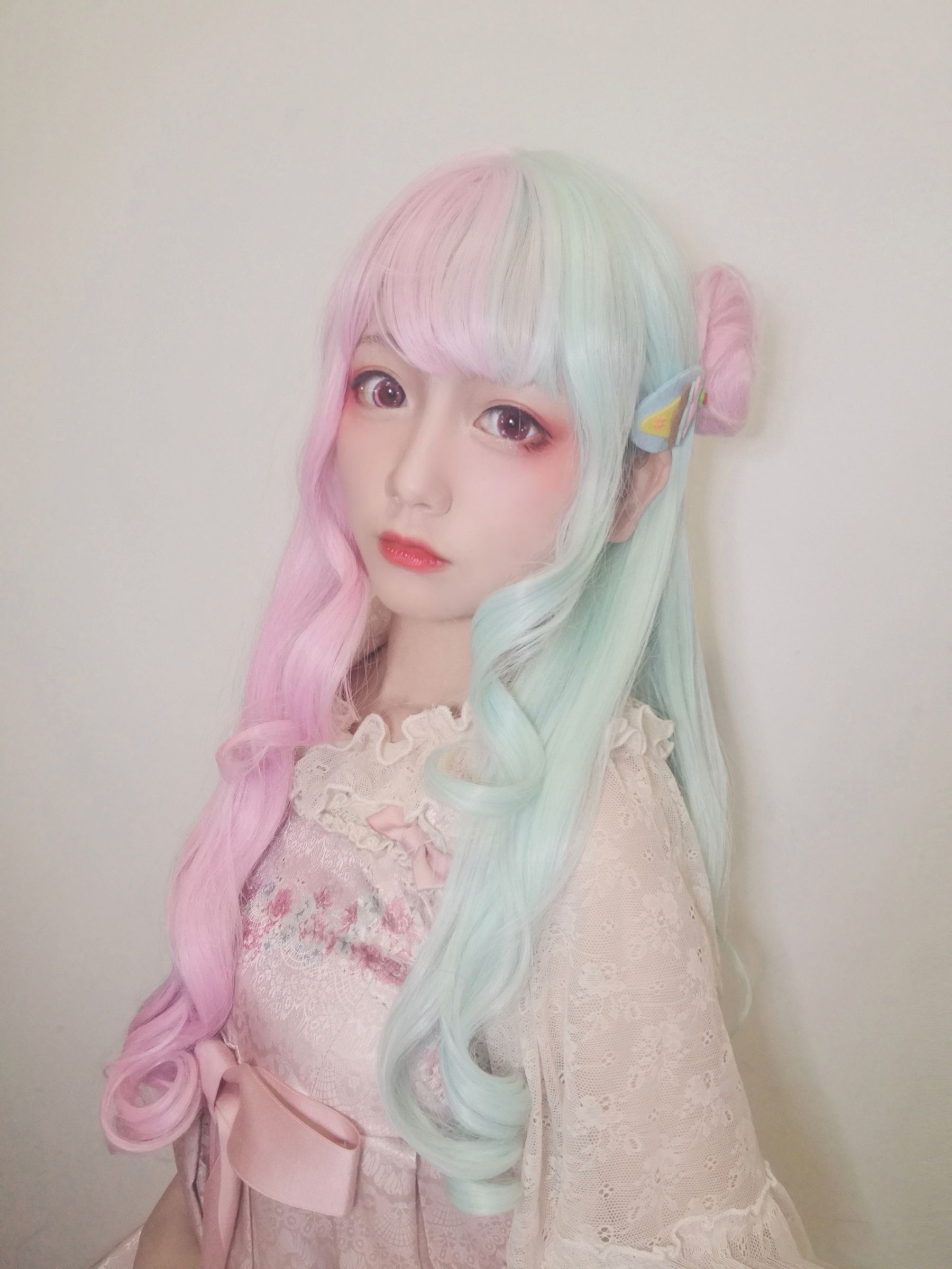 动漫博主弦音sic – lolita草莓薄荷冰淇淋 [7P]