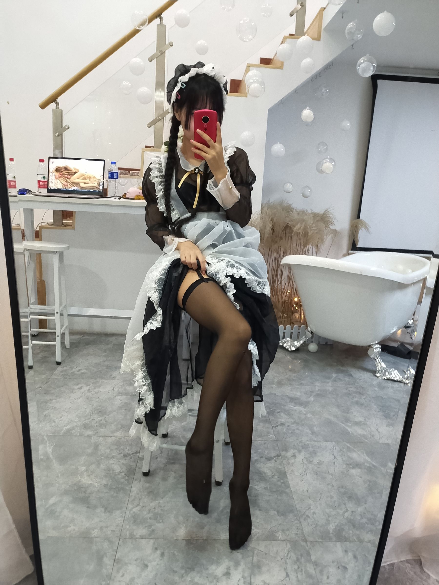 阳光美少女萌芽儿o0 透明女仆 [26P]