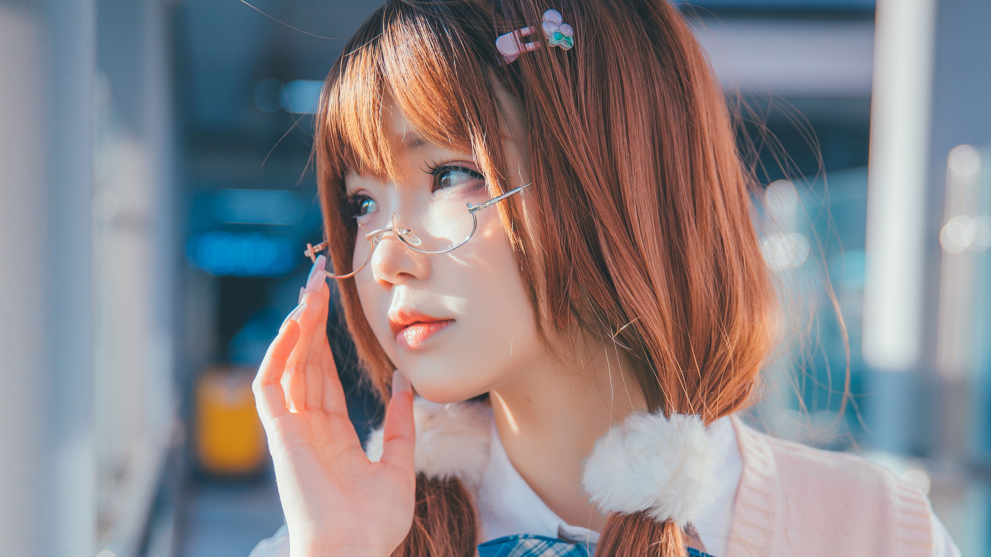 动漫博主雪晴Astra – JK夕阳 [25P]