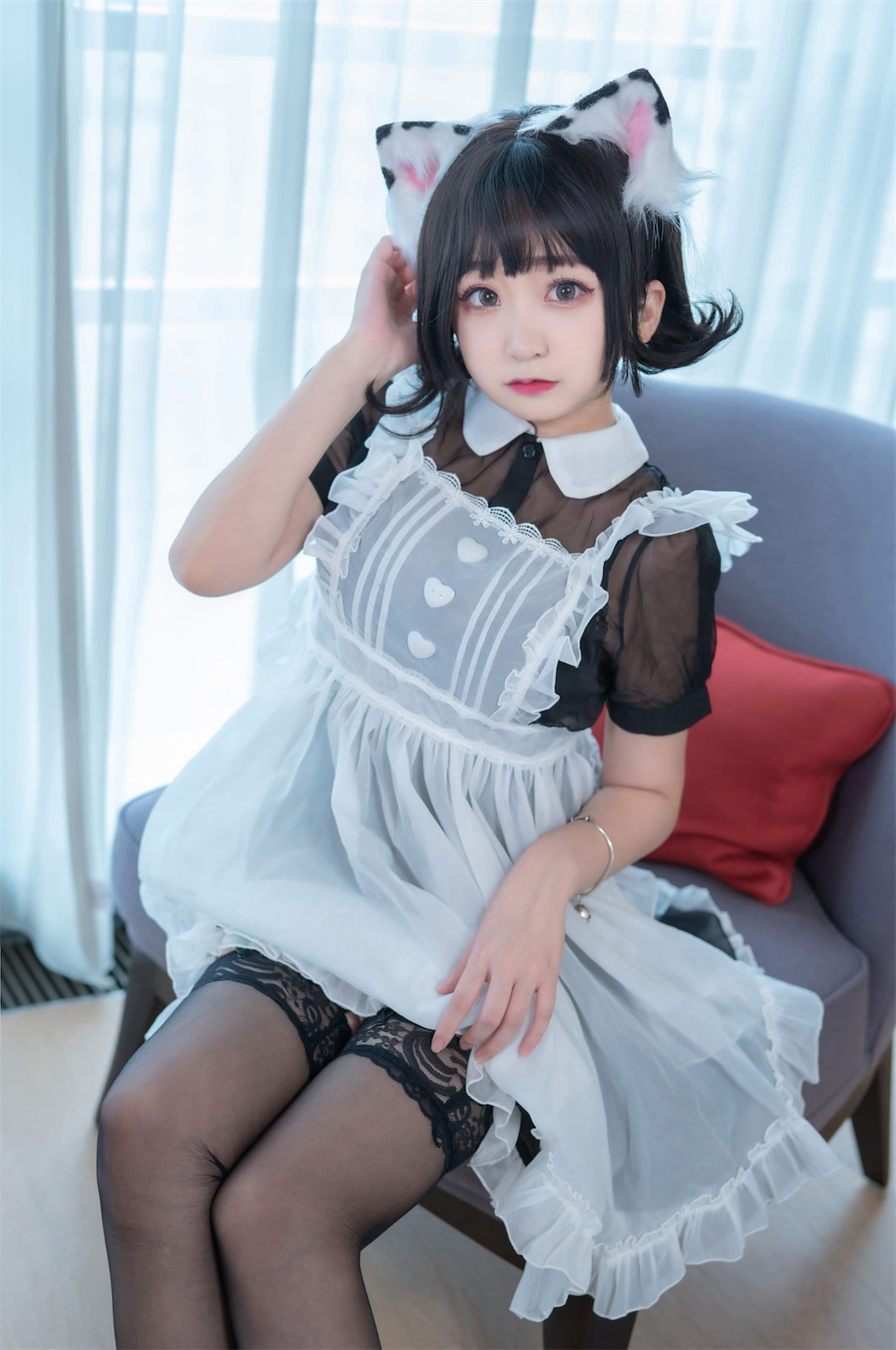 动漫博主恩田直幸 – 奶牛猫女仆 [46P]