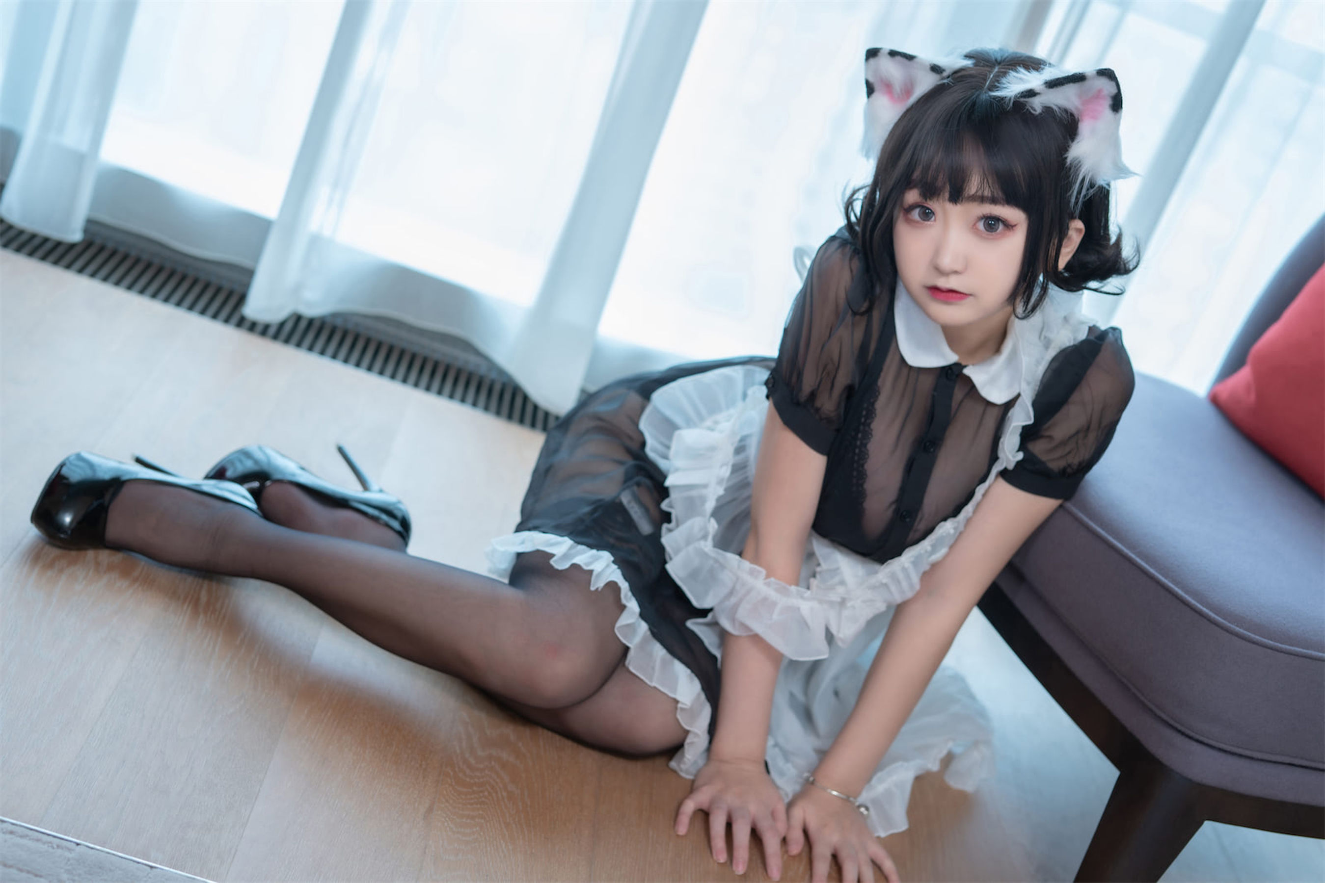 动漫博主恩田直幸 – 奶牛猫女仆 [46P]