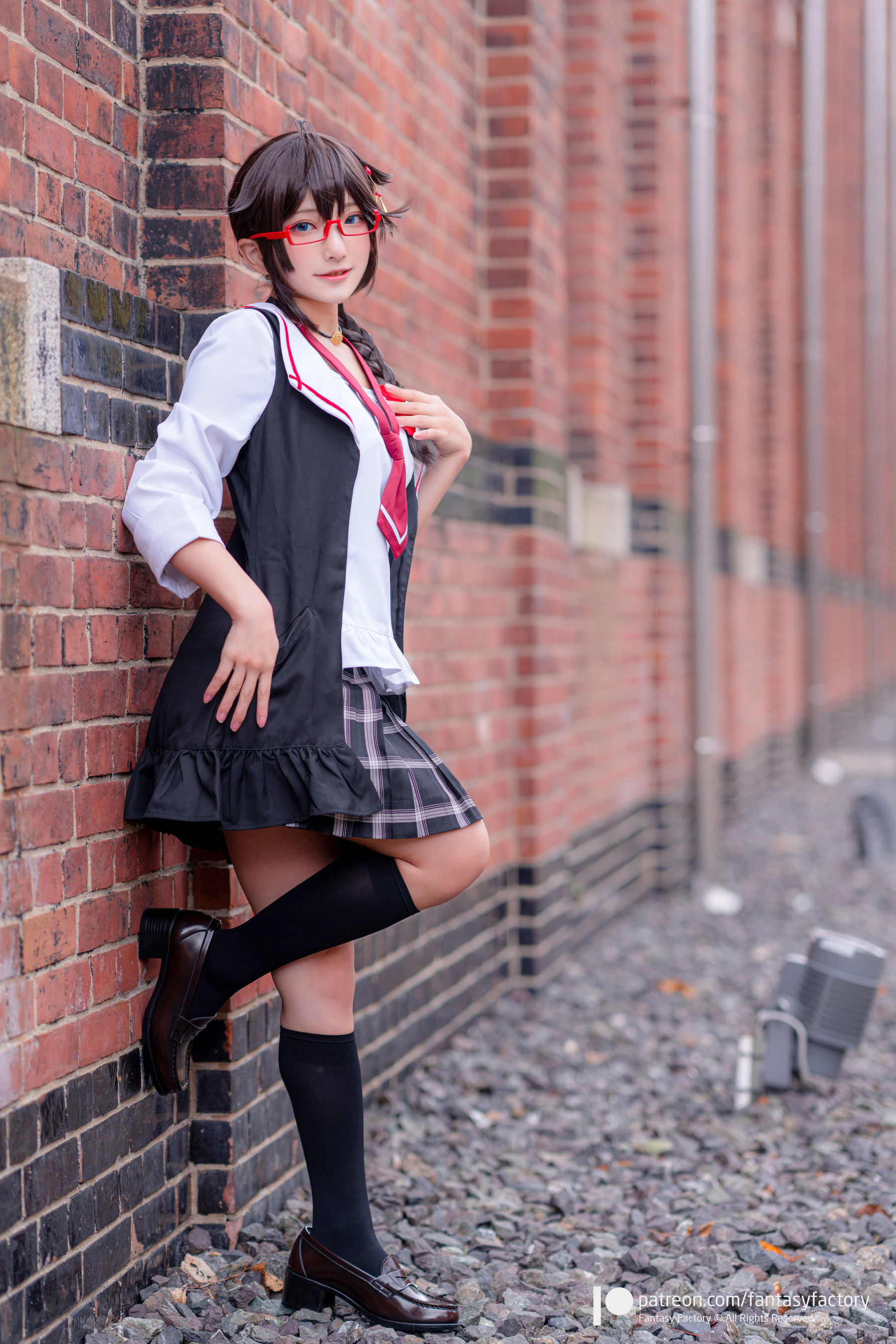 小丁 2020.04 [Fantasy Factory] 女仆 情趣 兔耳 [106P]