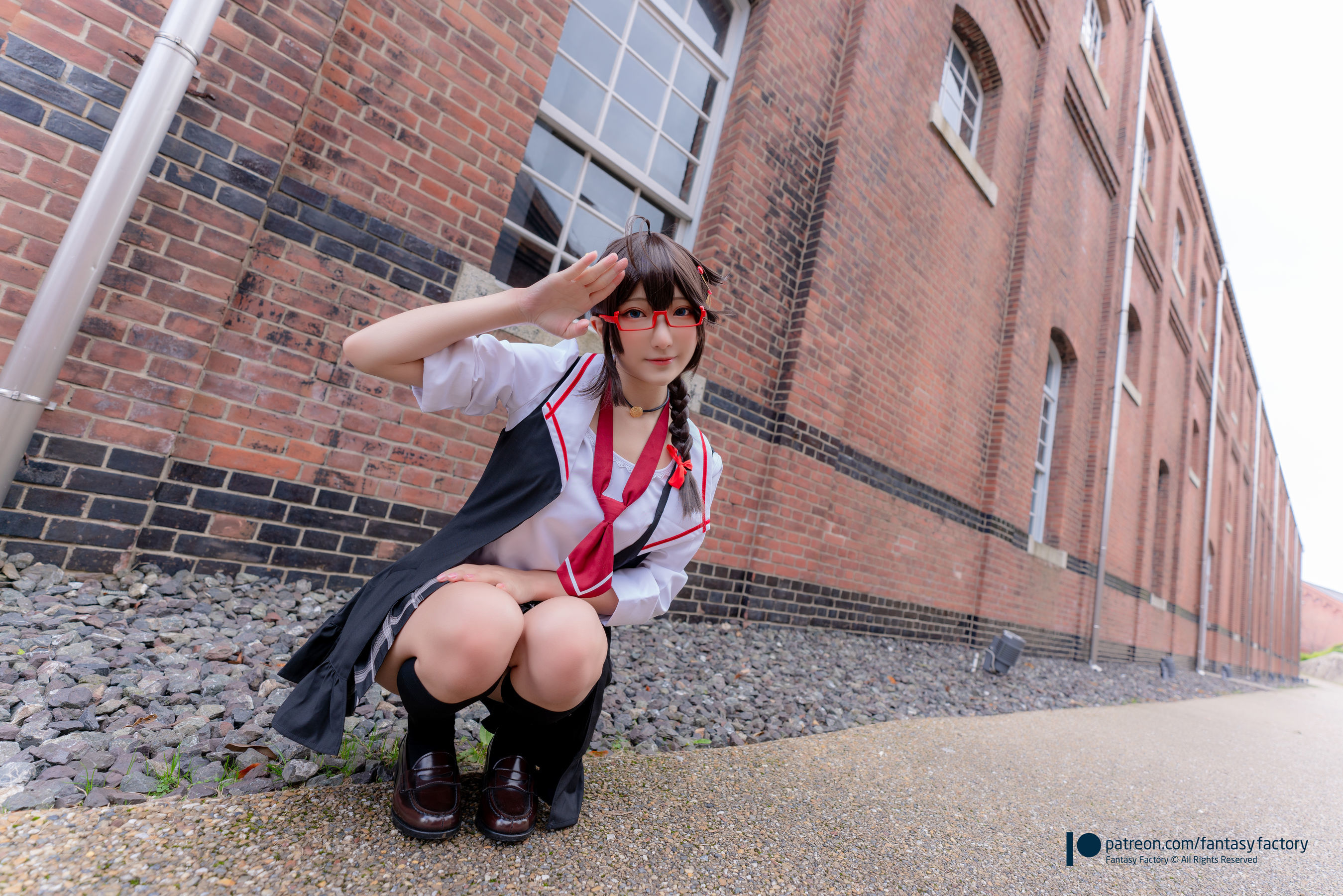 小丁 2020.04 [Fantasy Factory] 女仆 情趣 兔耳 [106P]