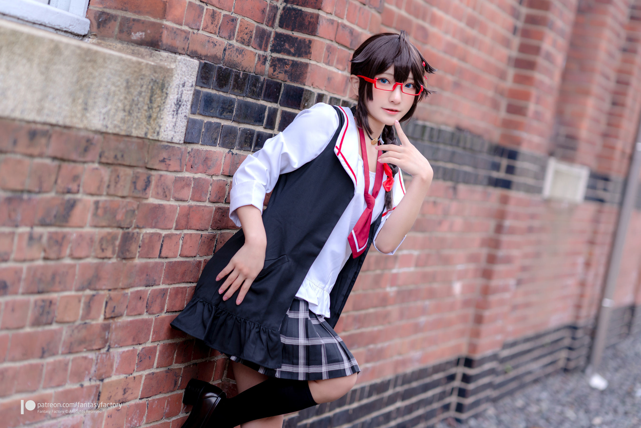 小丁 2020.04 [Fantasy Factory] 女仆 情趣 兔耳 [106P]