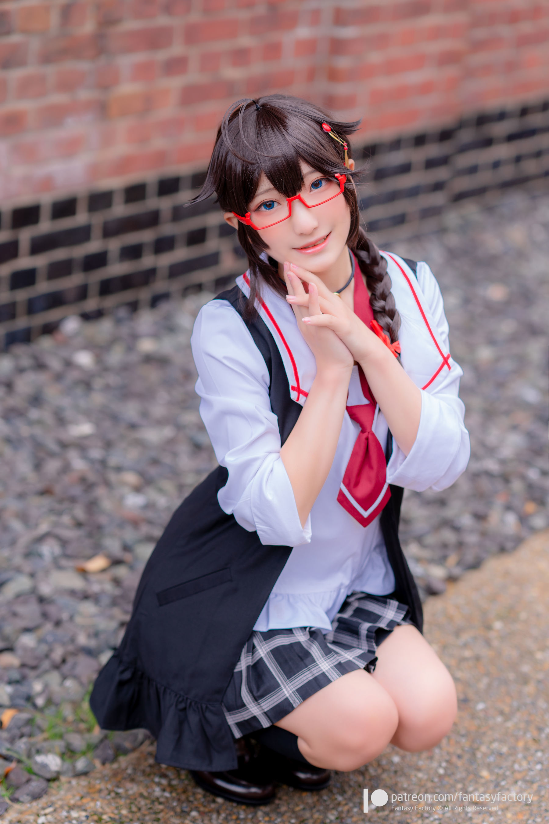 小丁 2020.04 [Fantasy Factory] 女仆 情趣 兔耳 [106P]