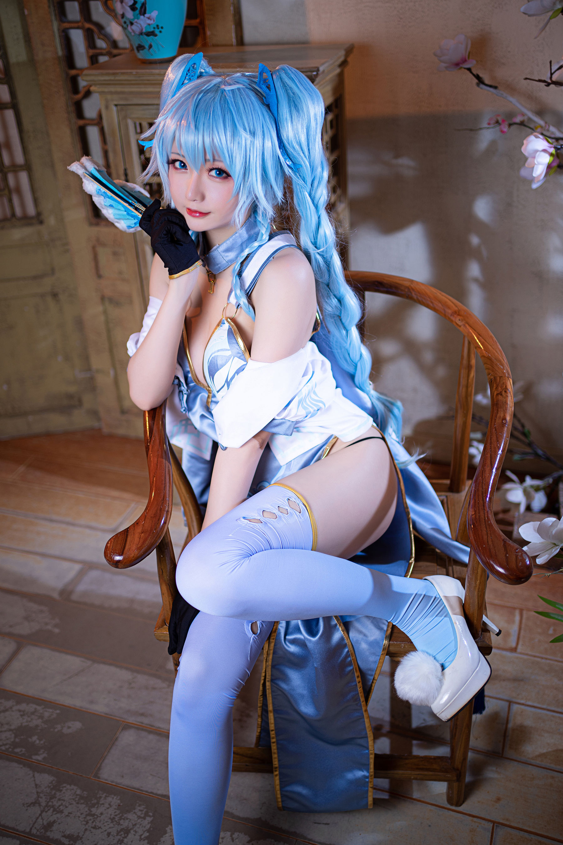 Coser小姐姐星之迟迟 – 秘密花园 PA15翠雀媚 [14P]