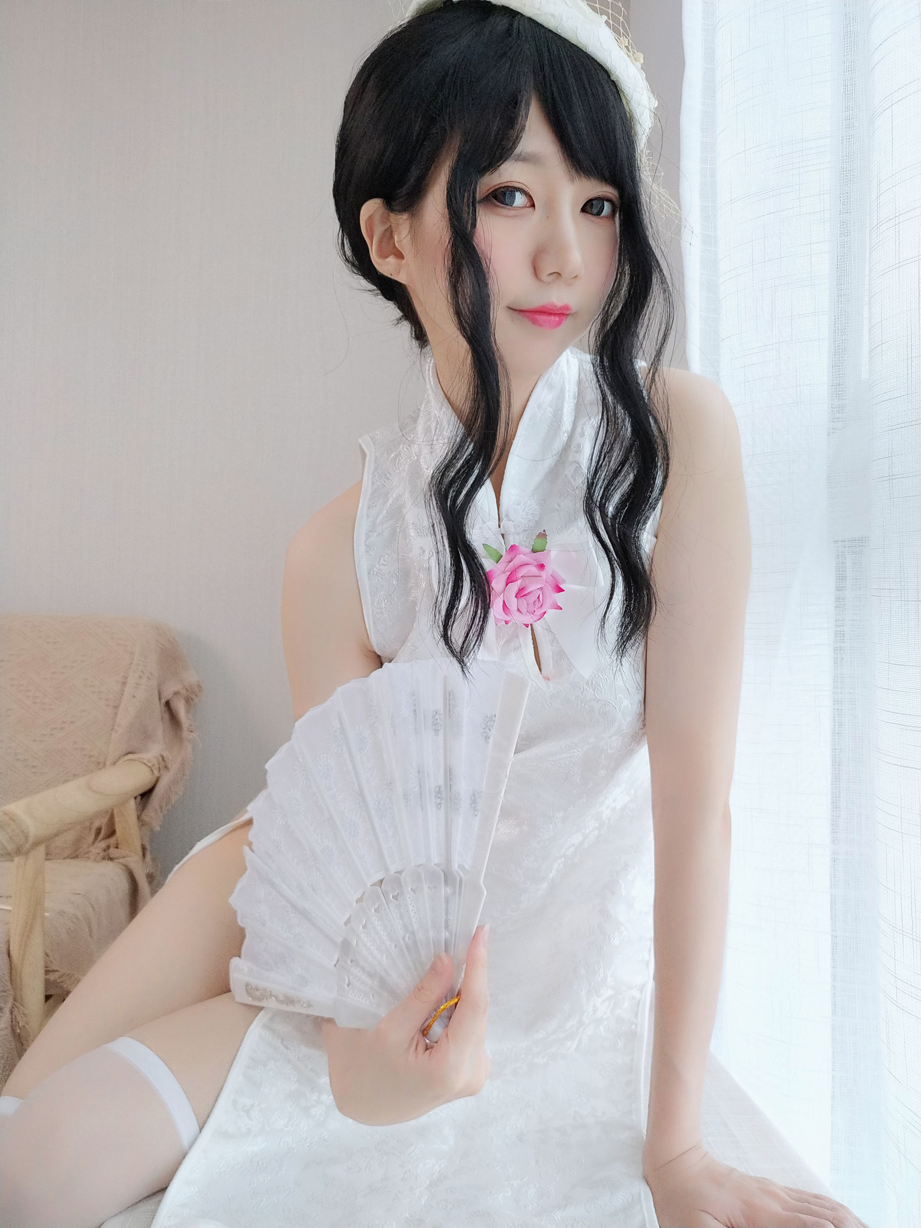 NAGISA魔物喵[fantia] – 純白のチャイナドレス [30P]