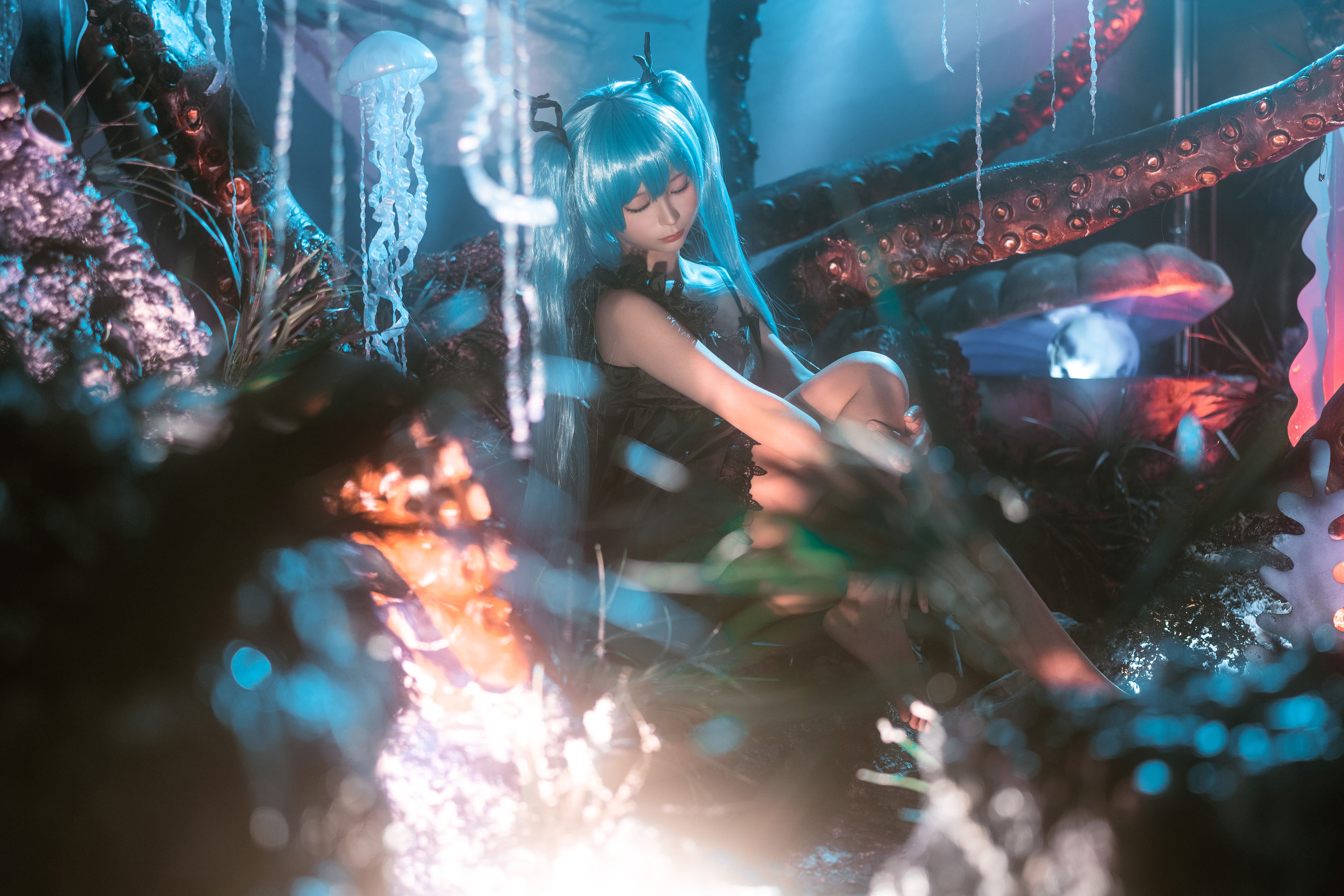 动漫博主蠢沫沫 – 深海少女 [44P]