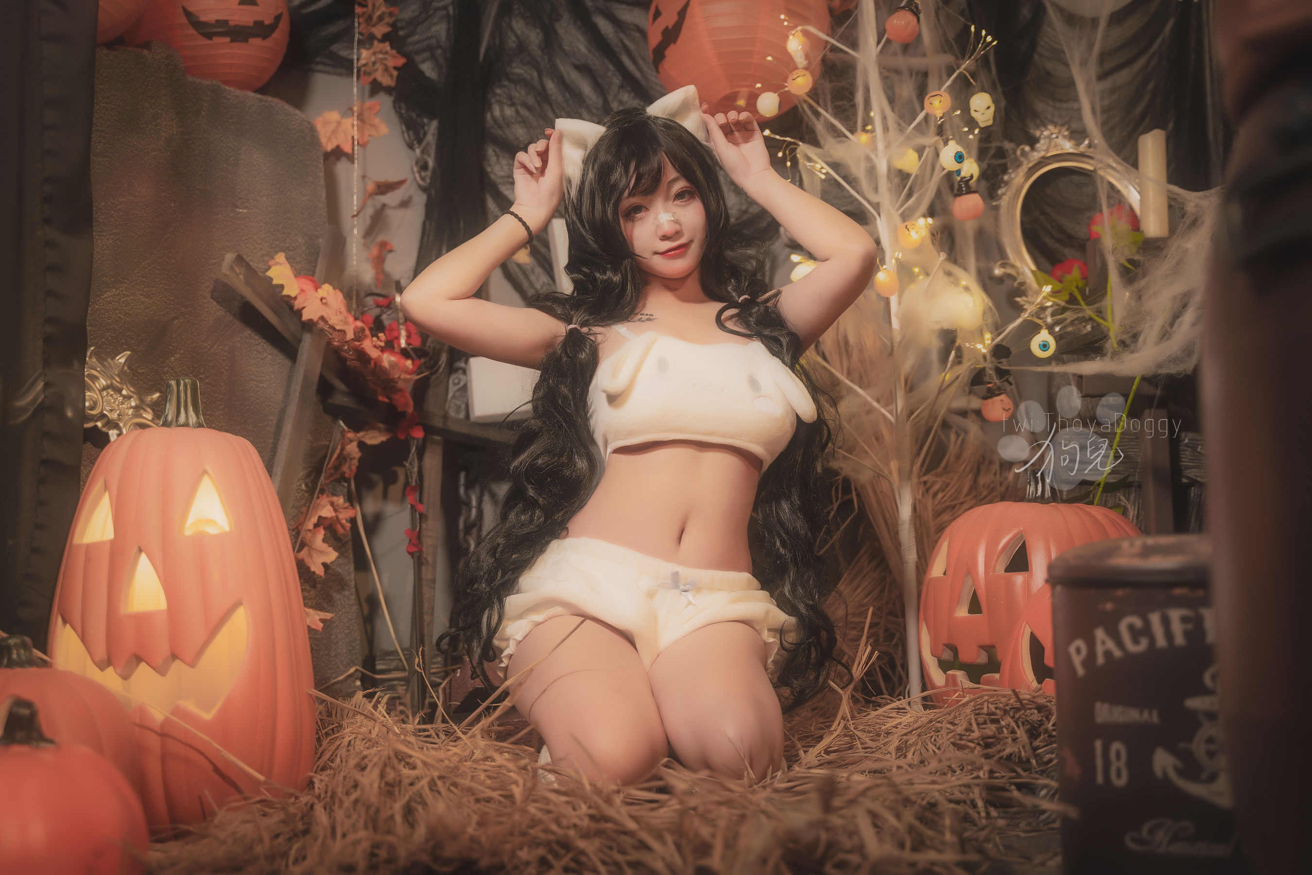 奇行家狗崽(棕桠阿狗崽) – 玉桂狗睡衣 [18P]