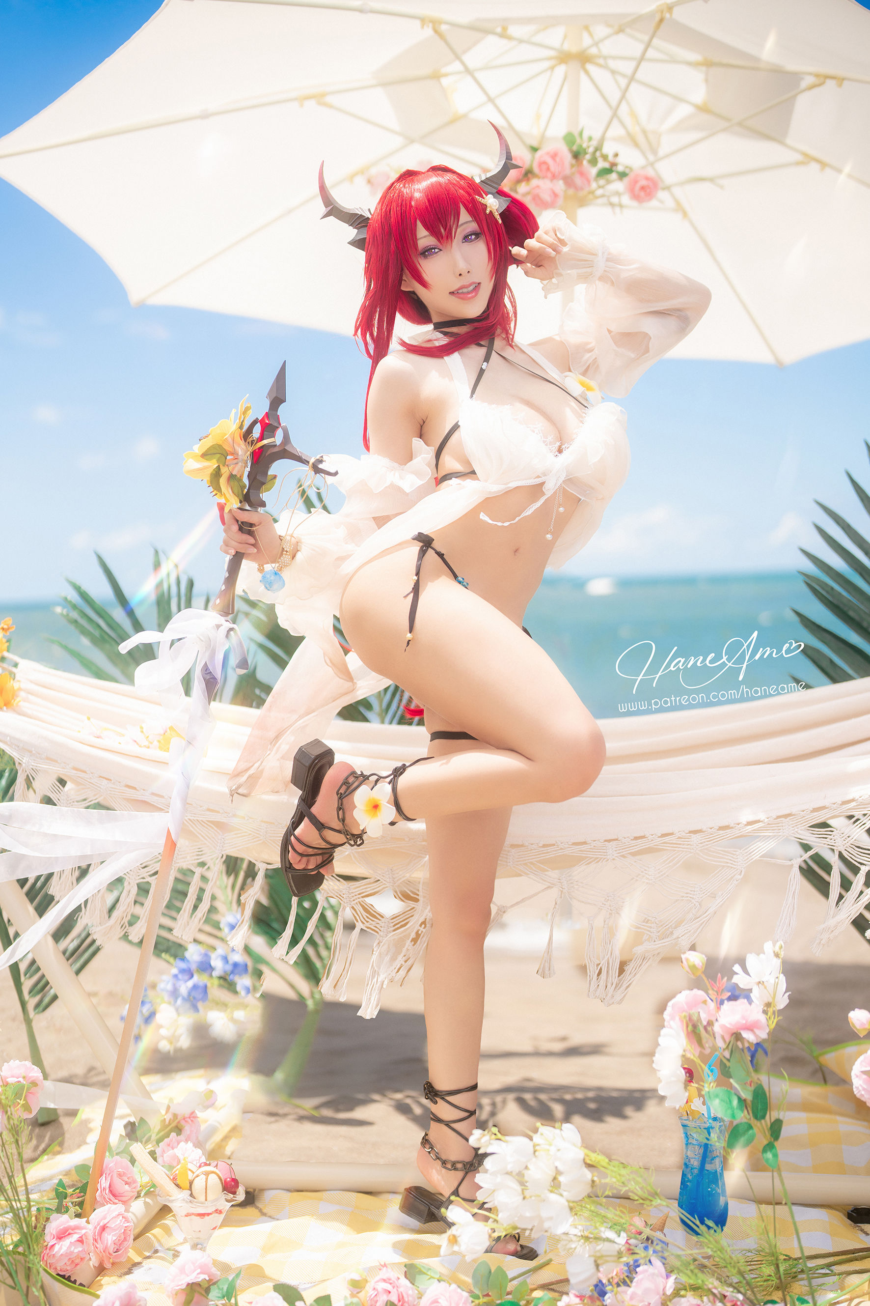 Hane Ame 雨波 – Arknights Surtr 泳裝 [38P]