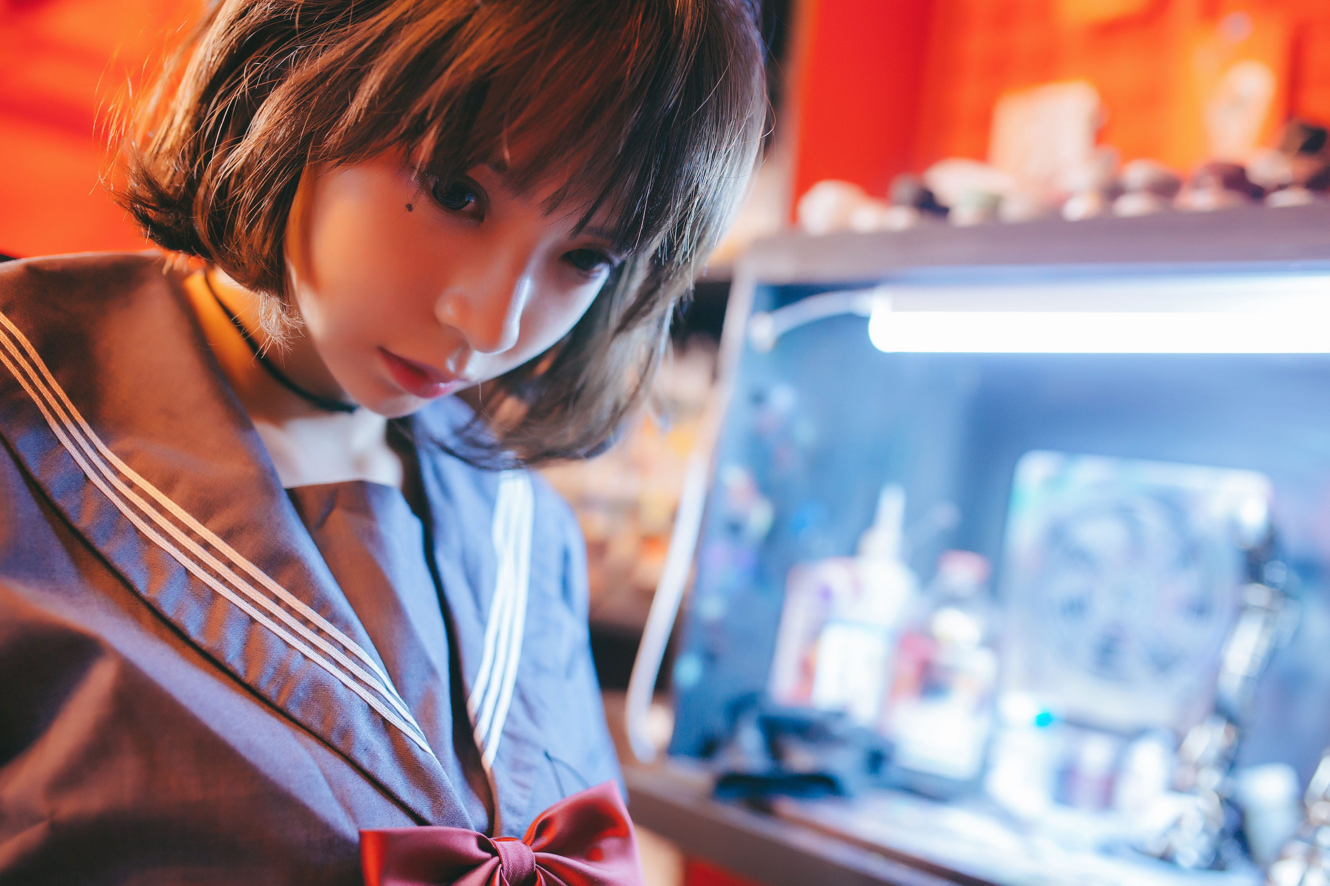 [萝莉COS] 疯猫ss《被囚禁的少女》 [44P]