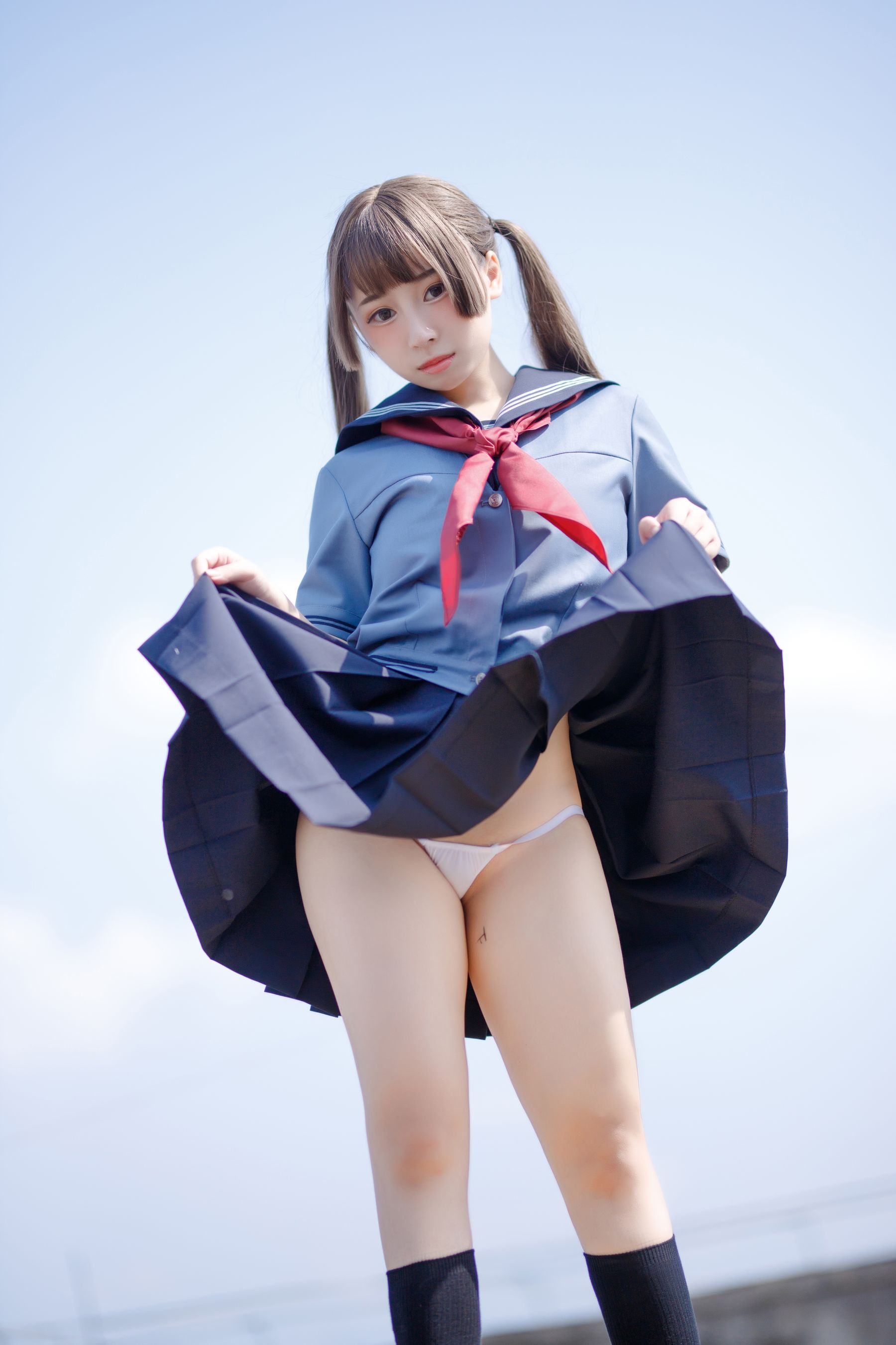 胡桃猫Kurumineko – 天台的爱之告白 [121P]