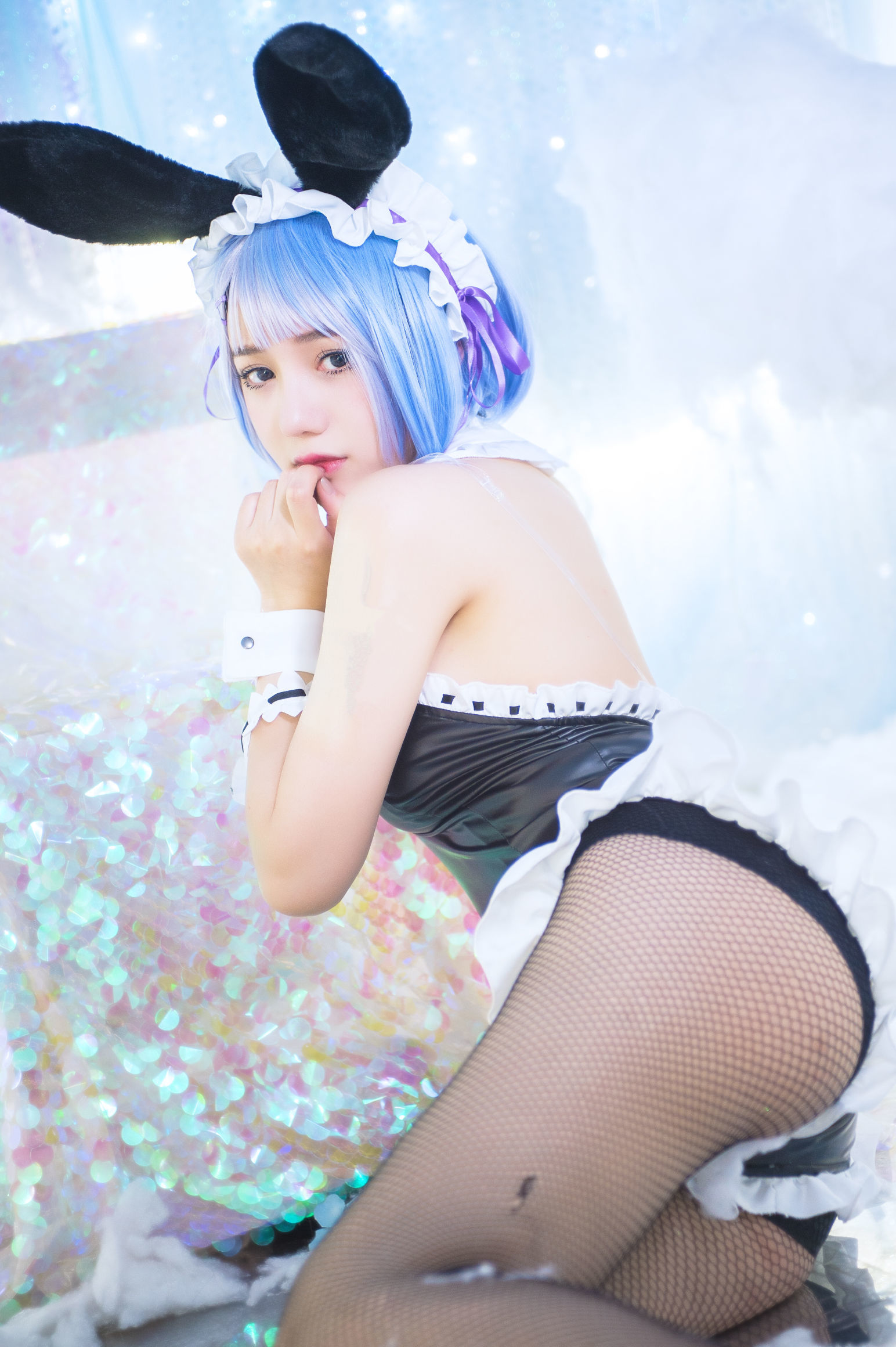 [萝莉COS] 洛丽塔大哥 – 蕾姆兔女郎 [17P]