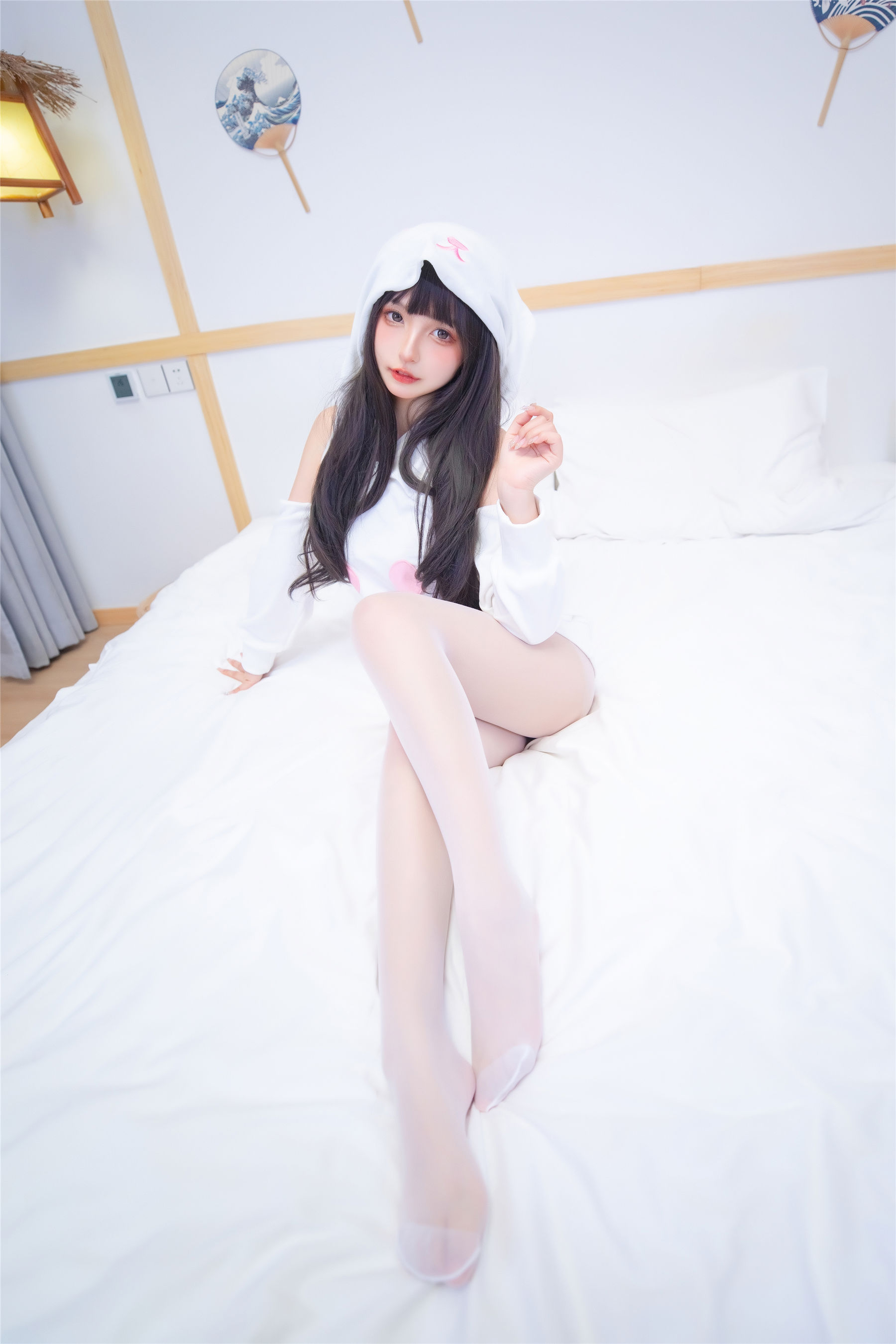 萝莉神楽板真冬 白猫咪 [20P]