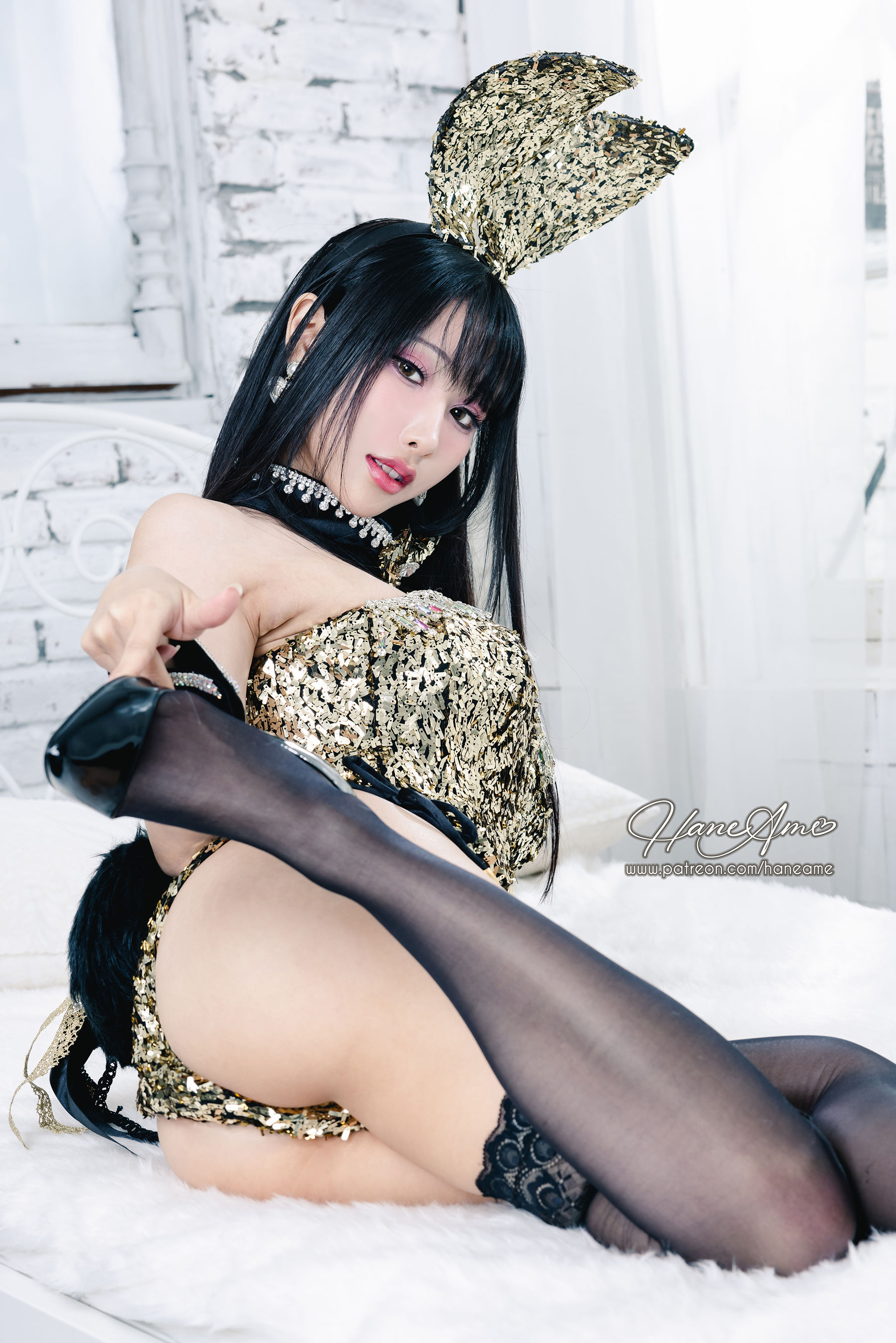 Hane Ame 雨波 – Dazzling Bunny 炫目兔女郎 [36P]