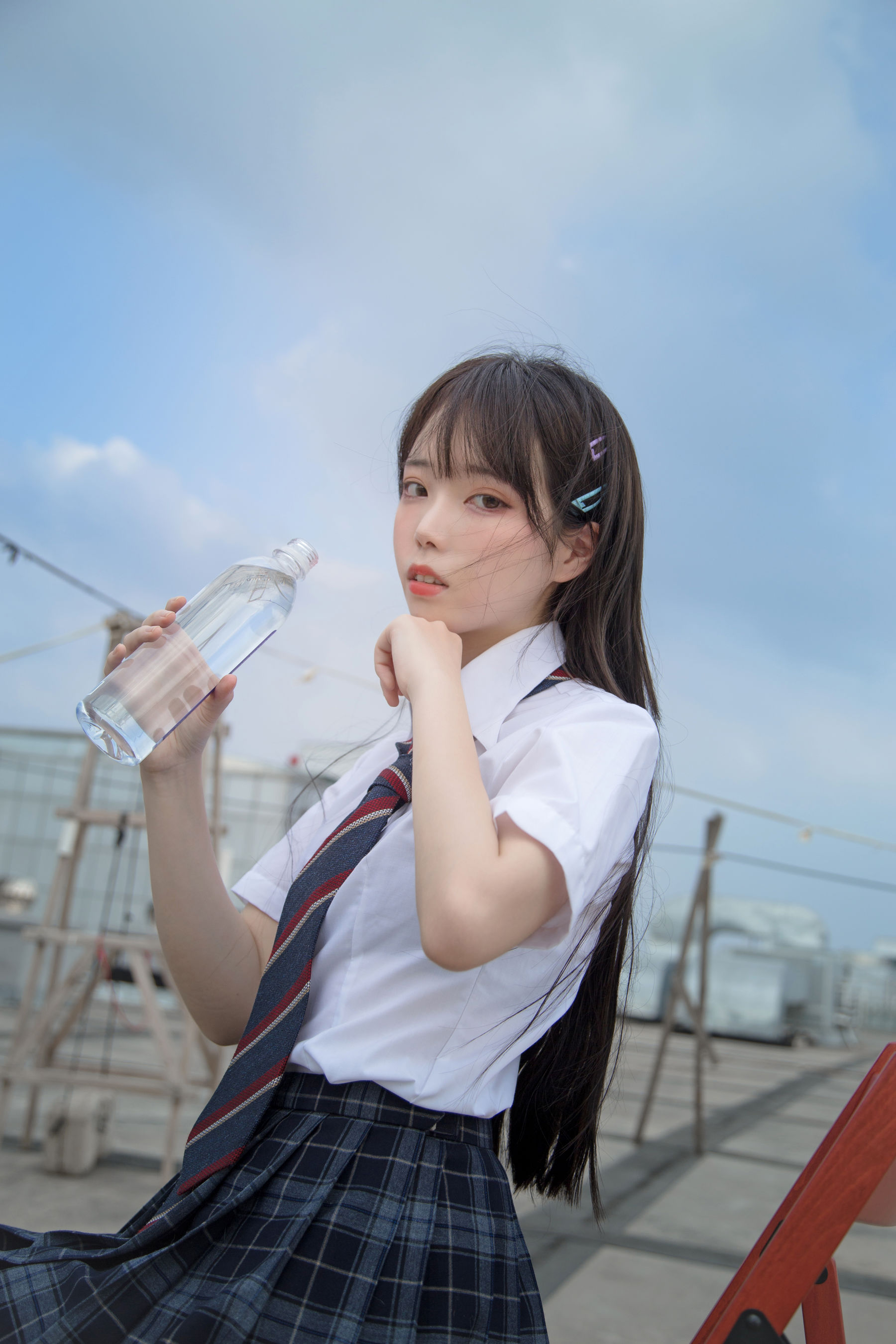 可爱妹子Fushii_海堂 – 饮水 [17P]