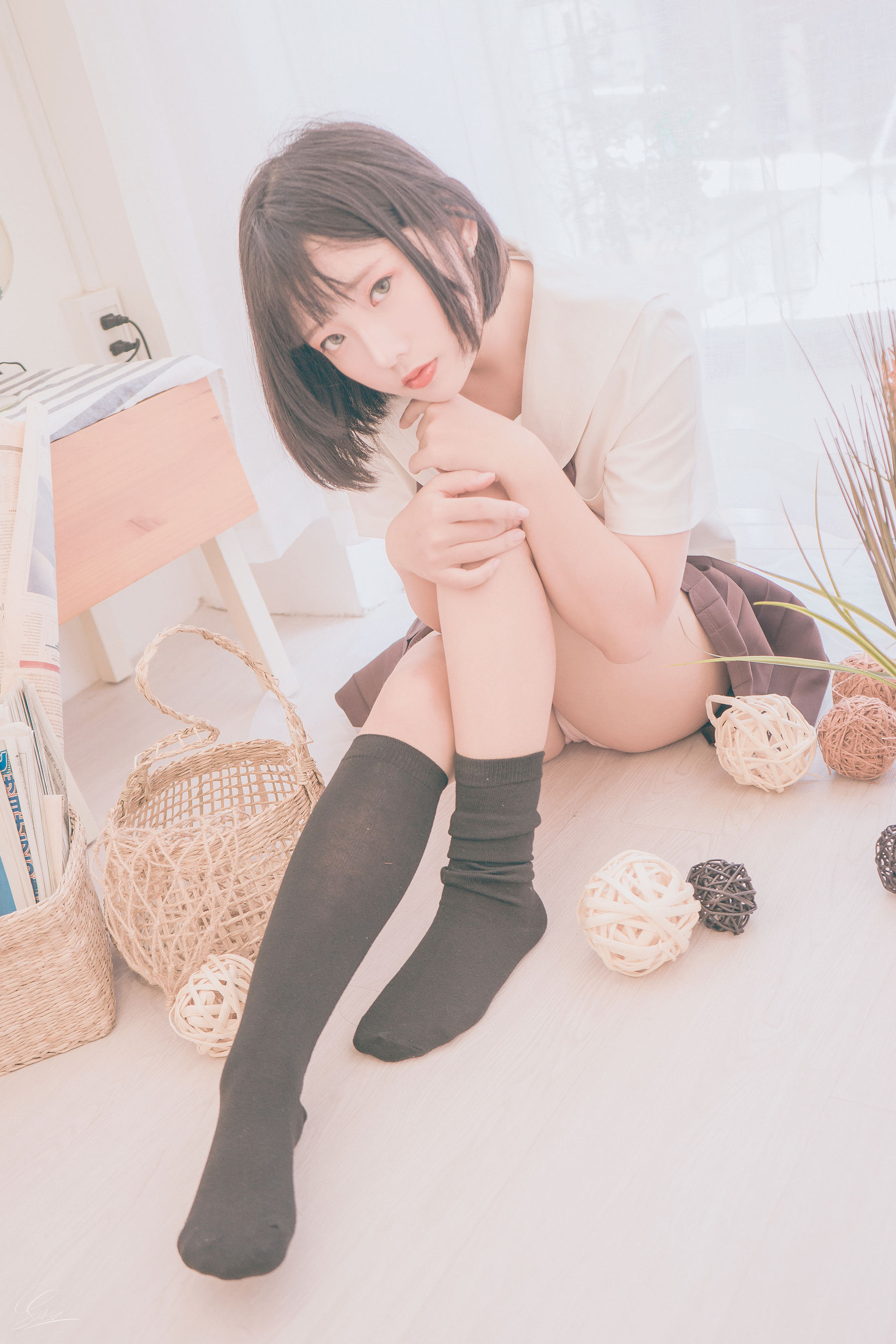 [Cosplay写真] Messie Huang – Birthday Seifuku [20P]