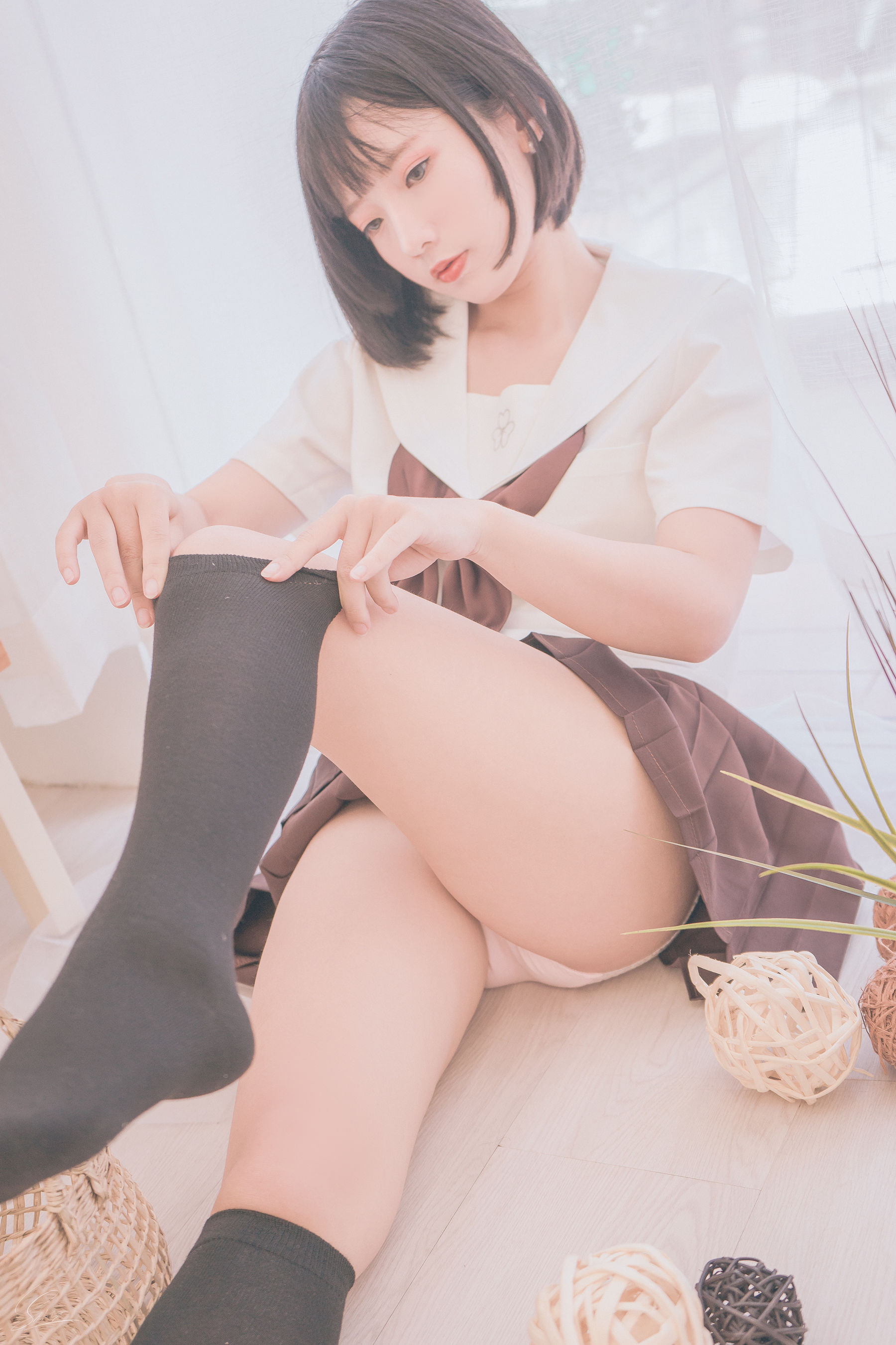 [Cosplay写真] Messie Huang – Birthday Seifuku [20P]