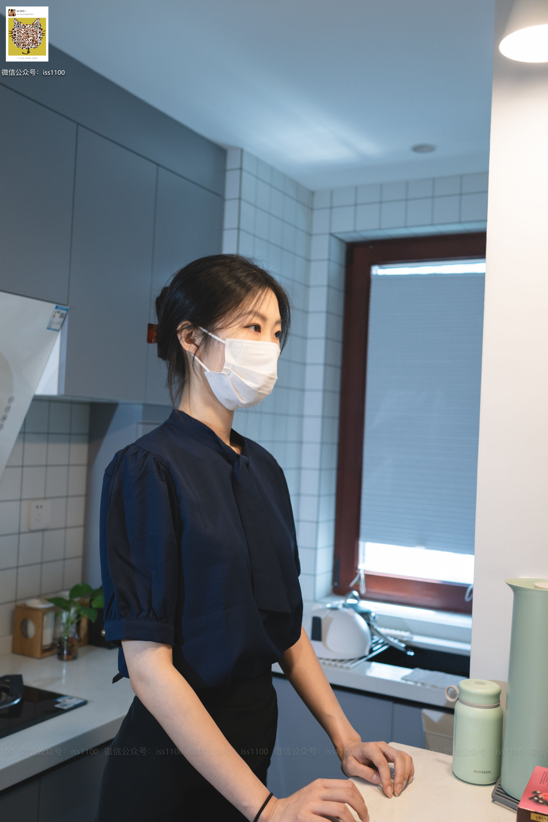 [ISS系列] 美晗 蓝色衬衫 [69P]