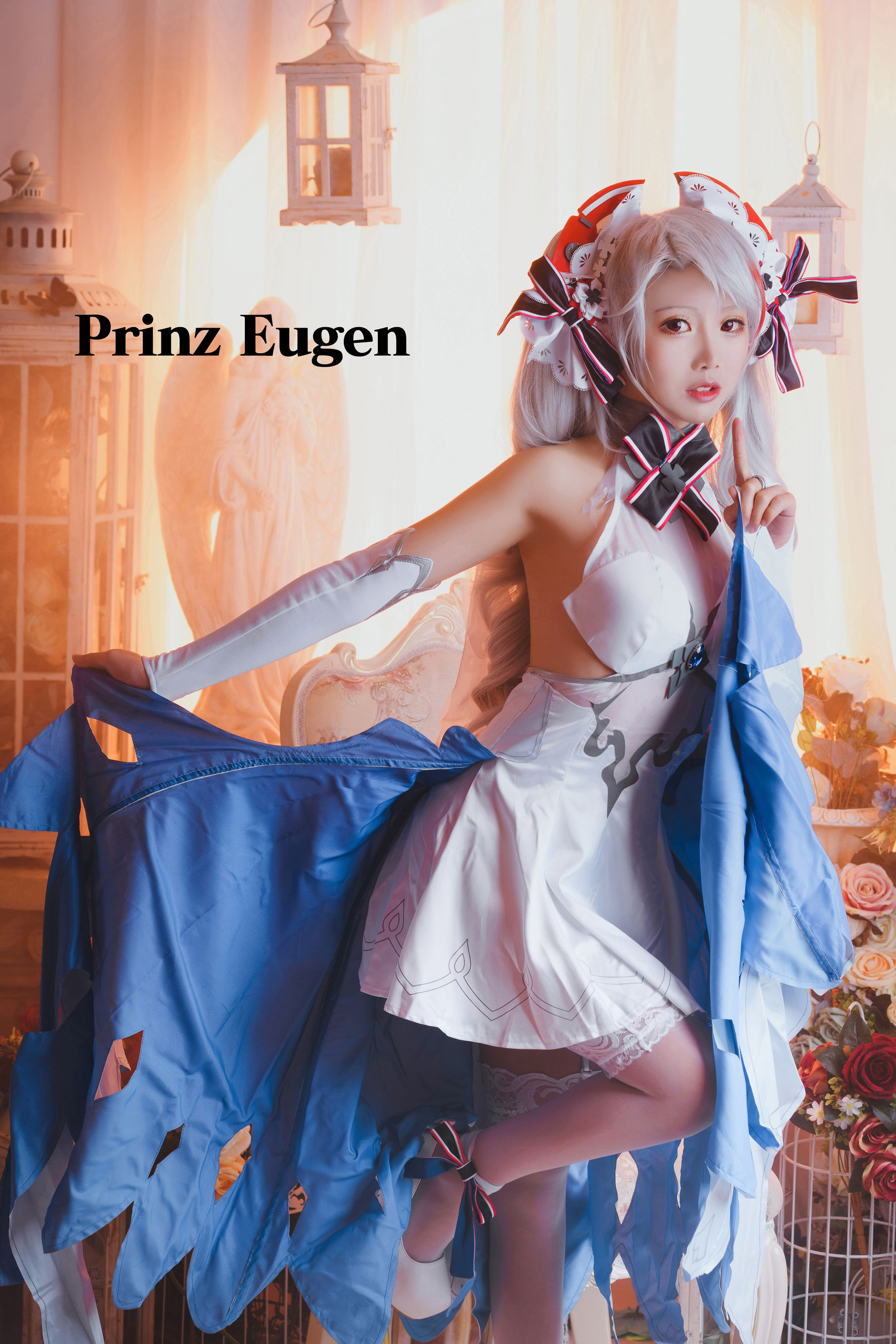 可爱人气Coser面饼仙儿 欧根花嫁 [22P]