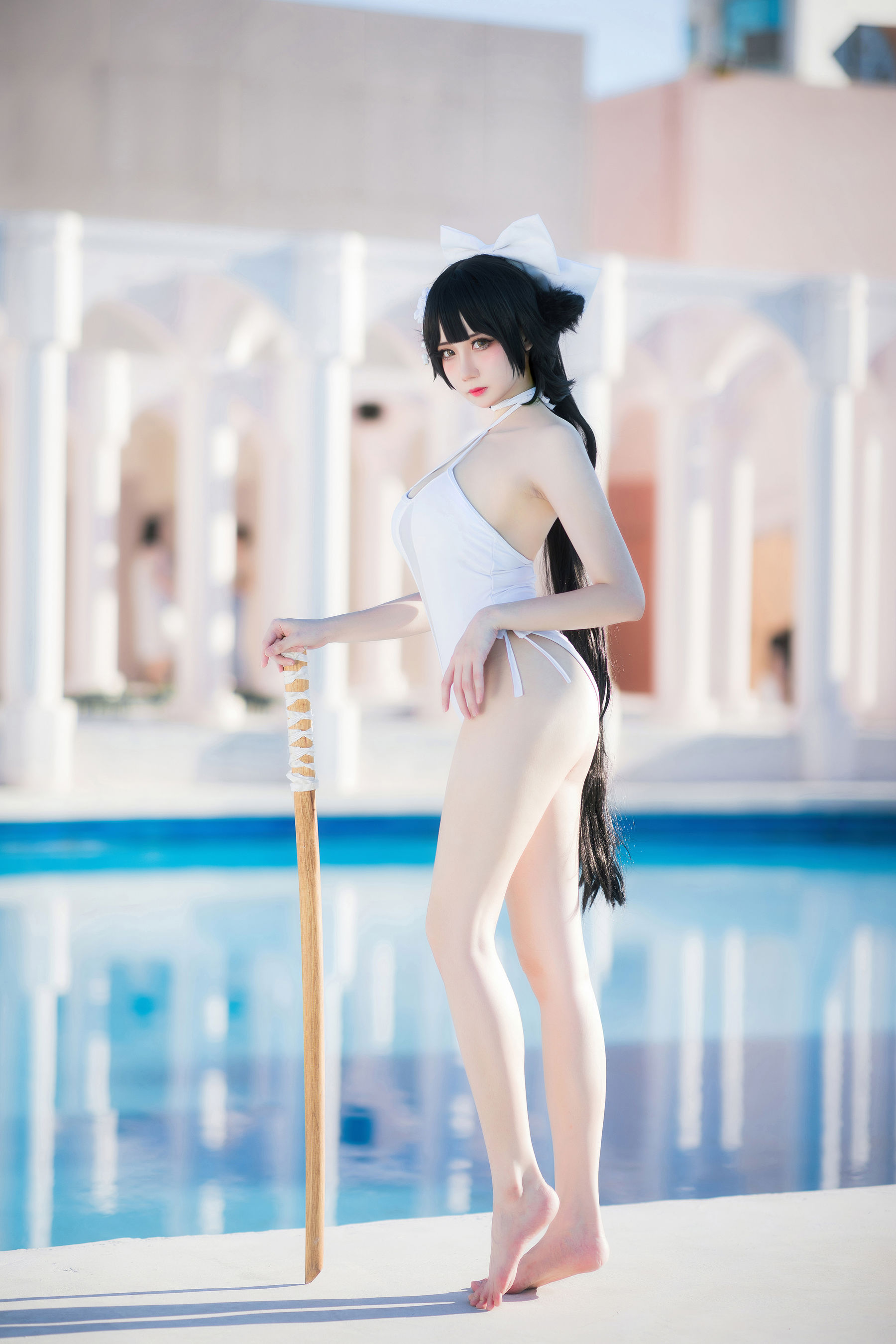 焖焖碳 – 高雄泳装 [24P]