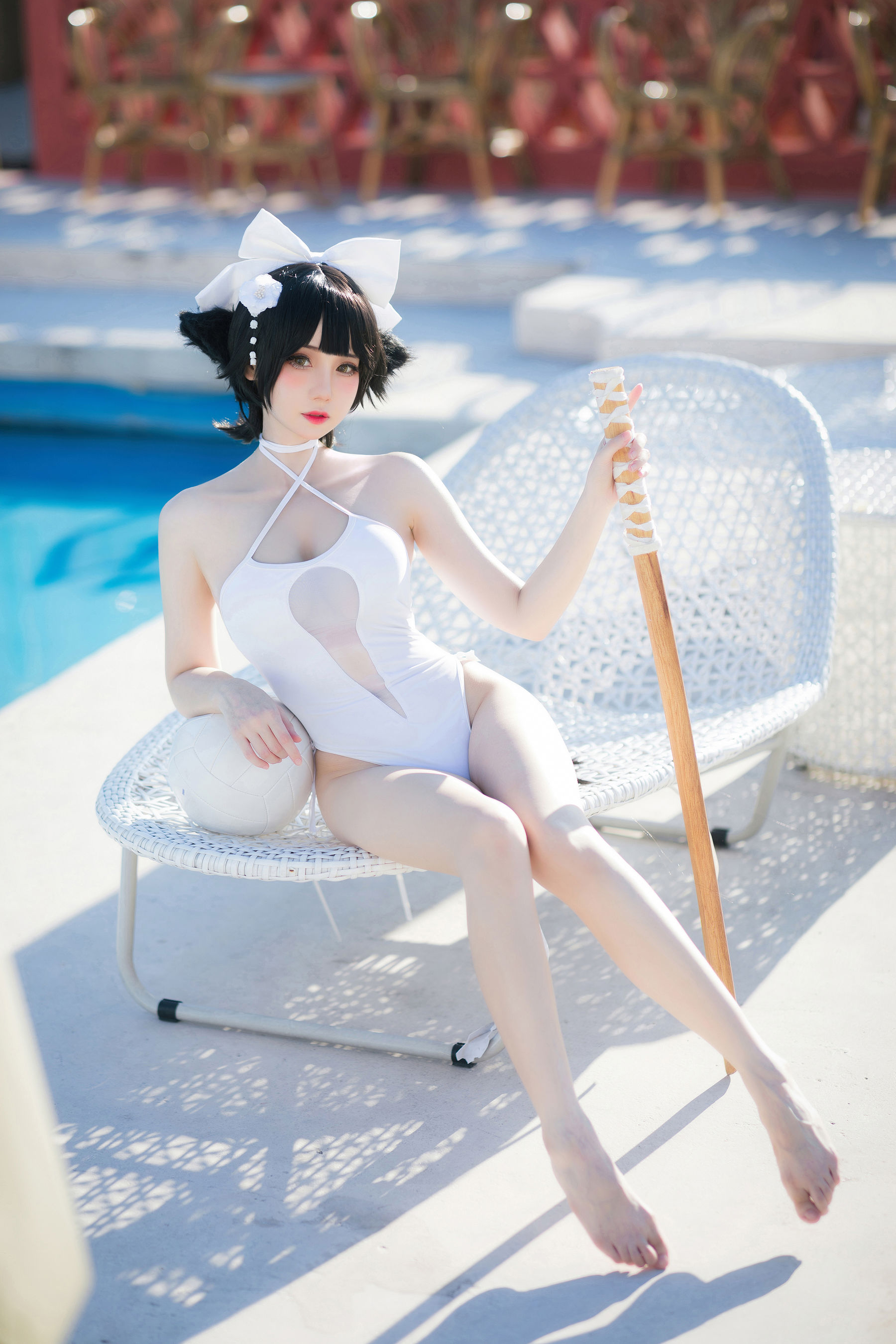 焖焖碳 – 高雄泳装 [24P]