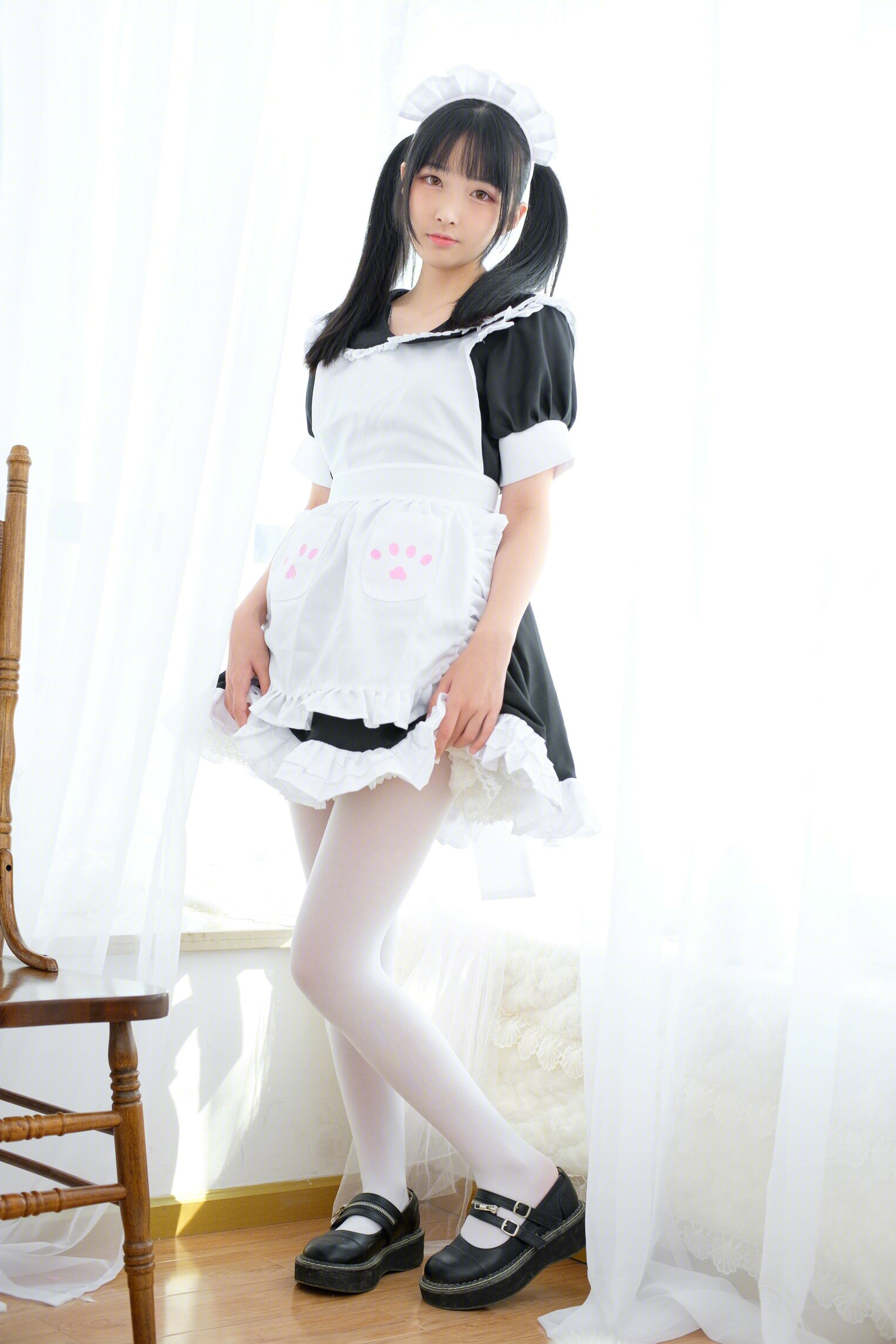 我才不是neko – 白丝女仆 [71P]