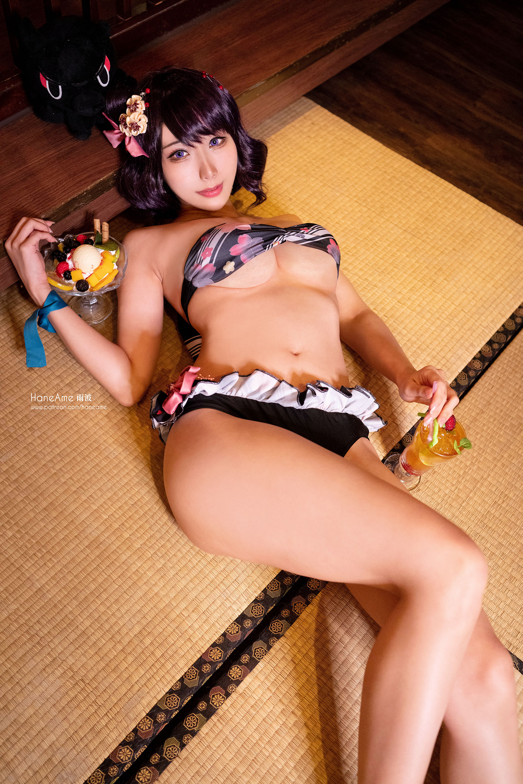 Hane Ame 雨波写真 – 北斋泳装 [9P]