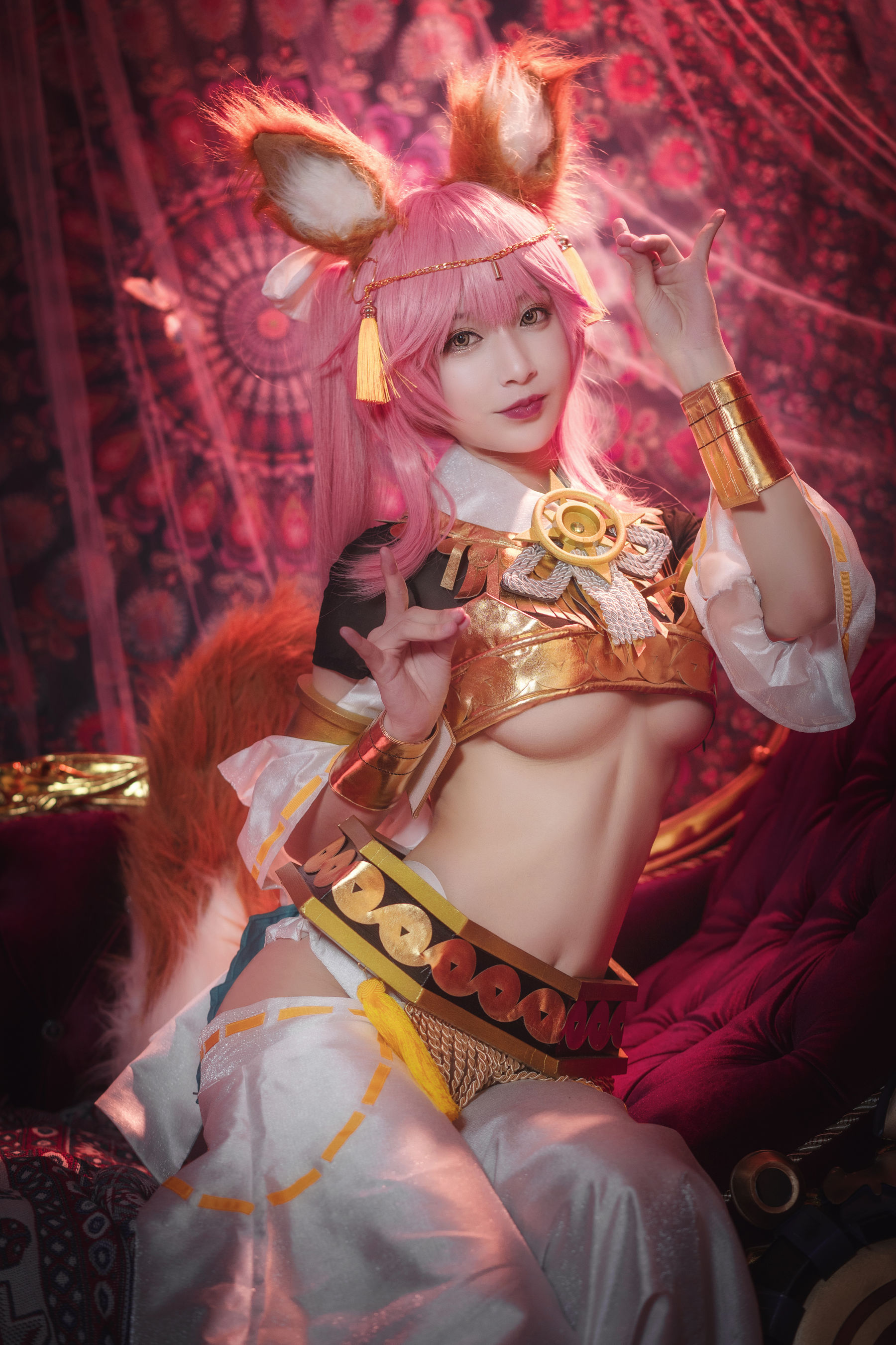 [Cosplay写真] 动漫博主铁板烧鬼舞w – 玉藻前 神话 [20P]