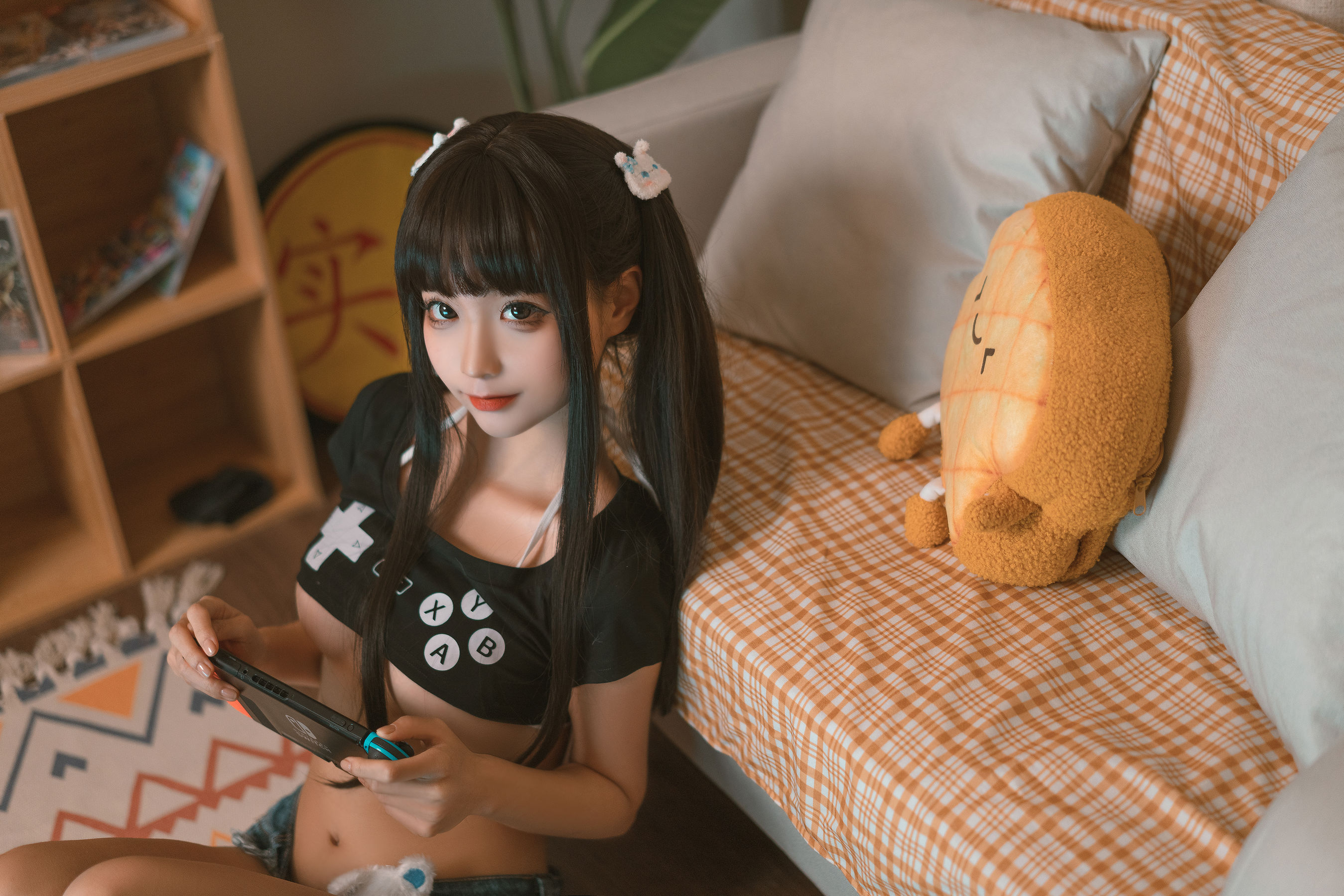 动漫博主蠢沫沫 – 健身环 [140P]