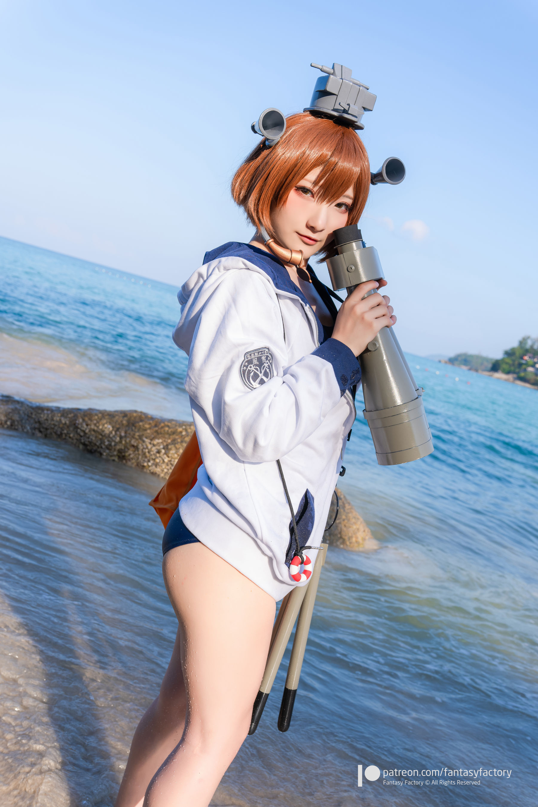 [Cosplay写真] 小丁 《Fantasy Factory》 – 2020.07 女仆 JK 死库水 [130P]