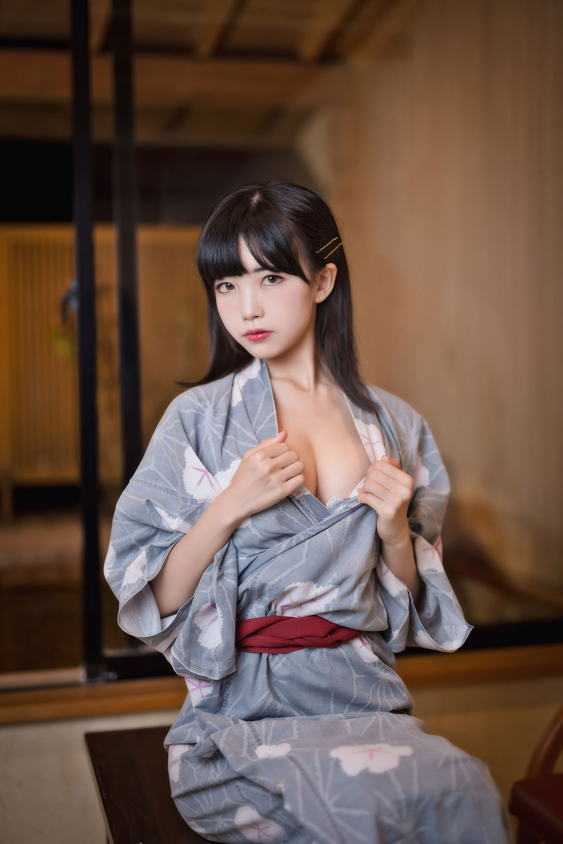 [Cosplay写真] 动漫博主水淼aqua – 浴衣 [20P]