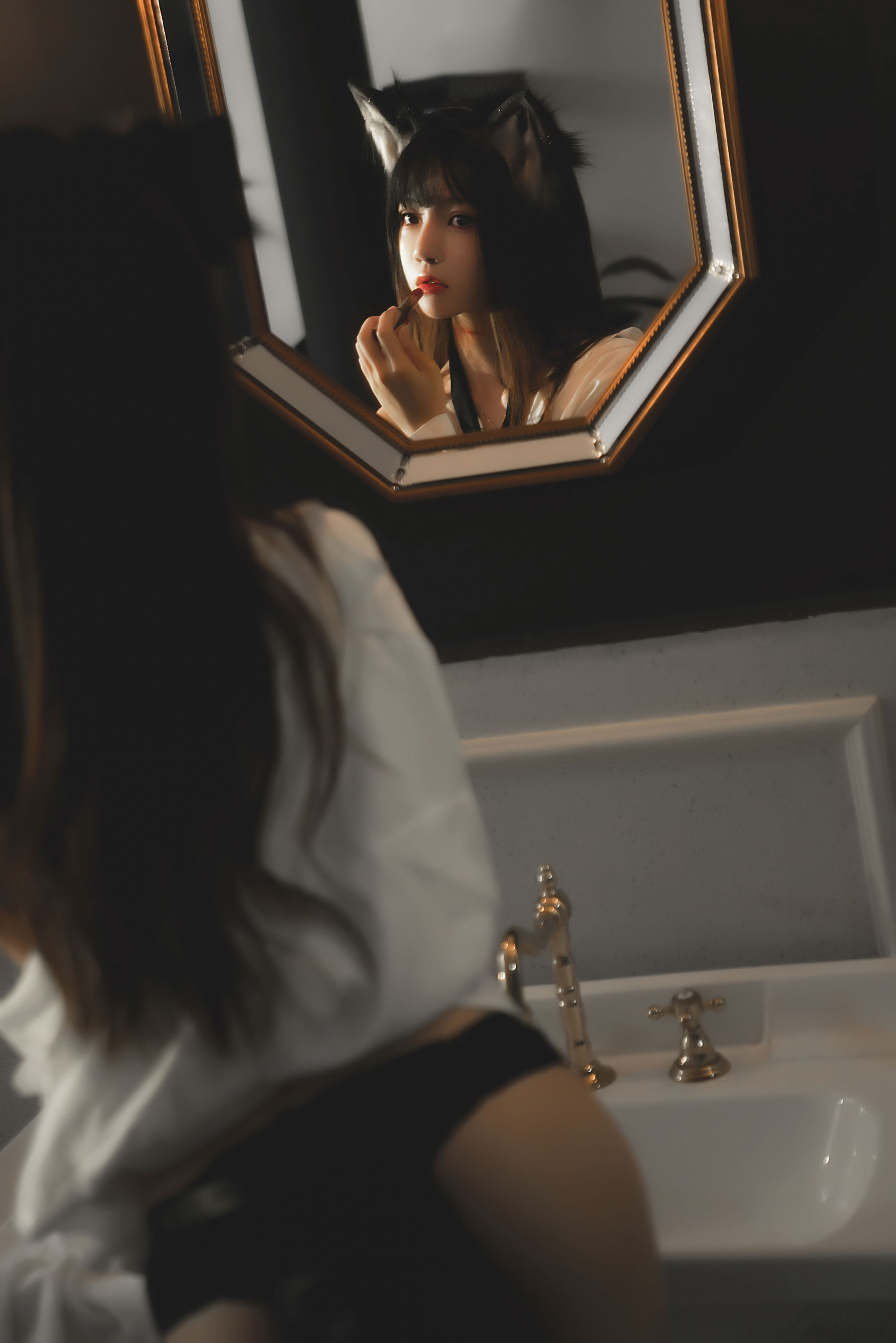 桜桃喵 – 狼来了02 [43P]