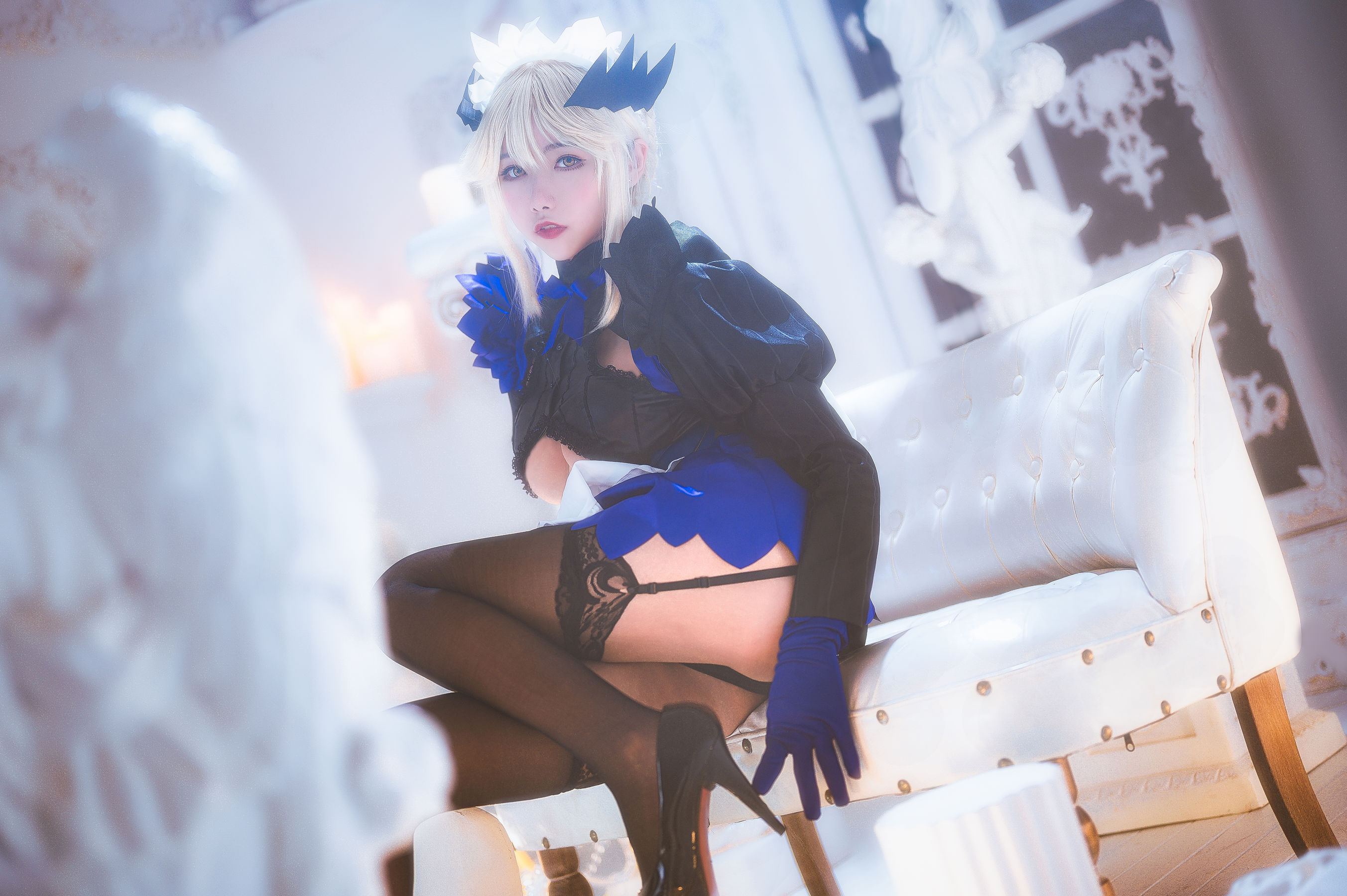 微博妹子Momoko葵葵 – 黑枪呆女仆 [20P]